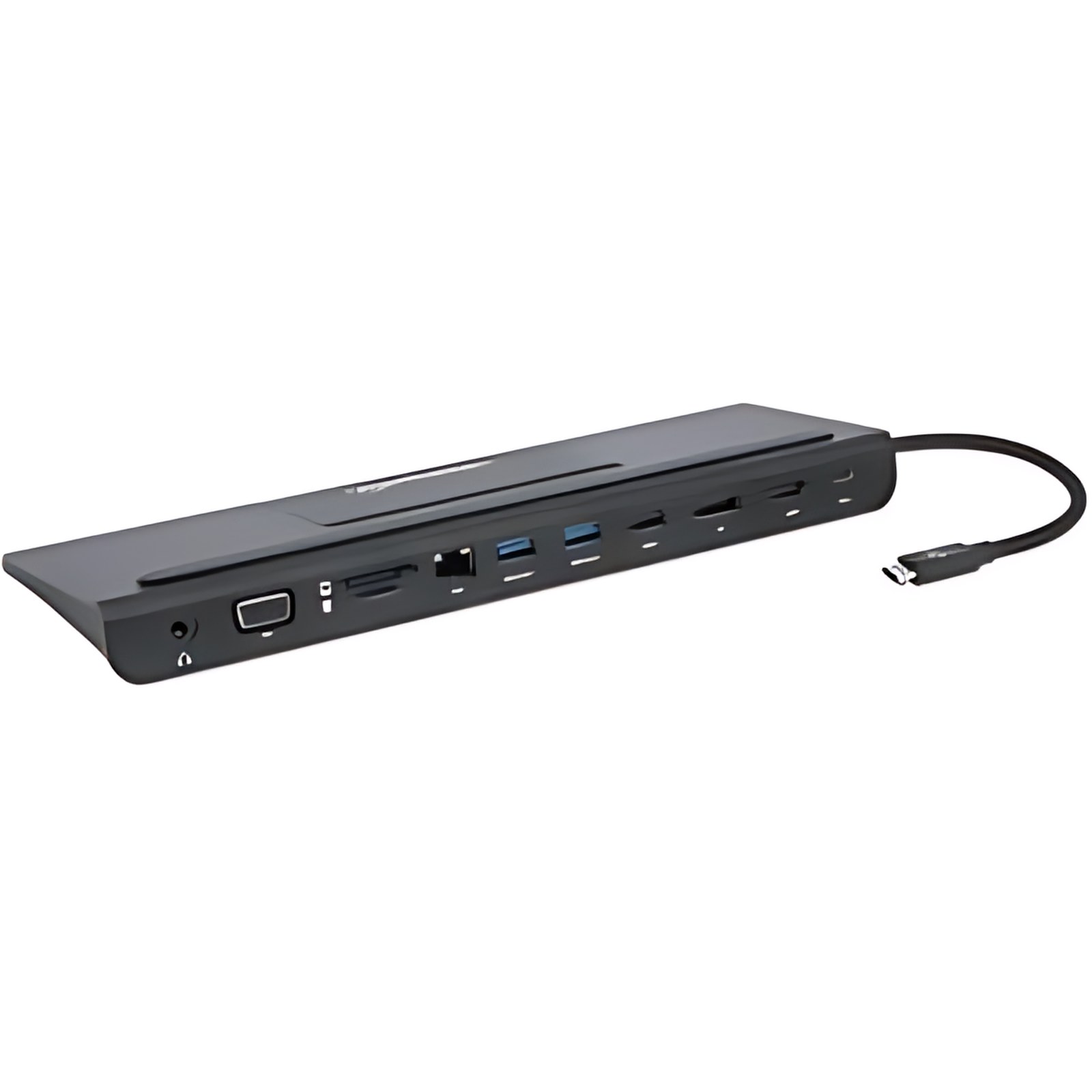 Manhattan Docking USB-C 11 ptos, HDMI/DP/VGA, USB-C PD/2xUSBv3.2/USBv2.0, Red/Audio/SD/micro SD - 3 Displays Supported - SVGA, XGA, 4K UHD, Full HD, WUXGA, HD - 640 x 480, 800 x 600, 1024 x 768, 3840
