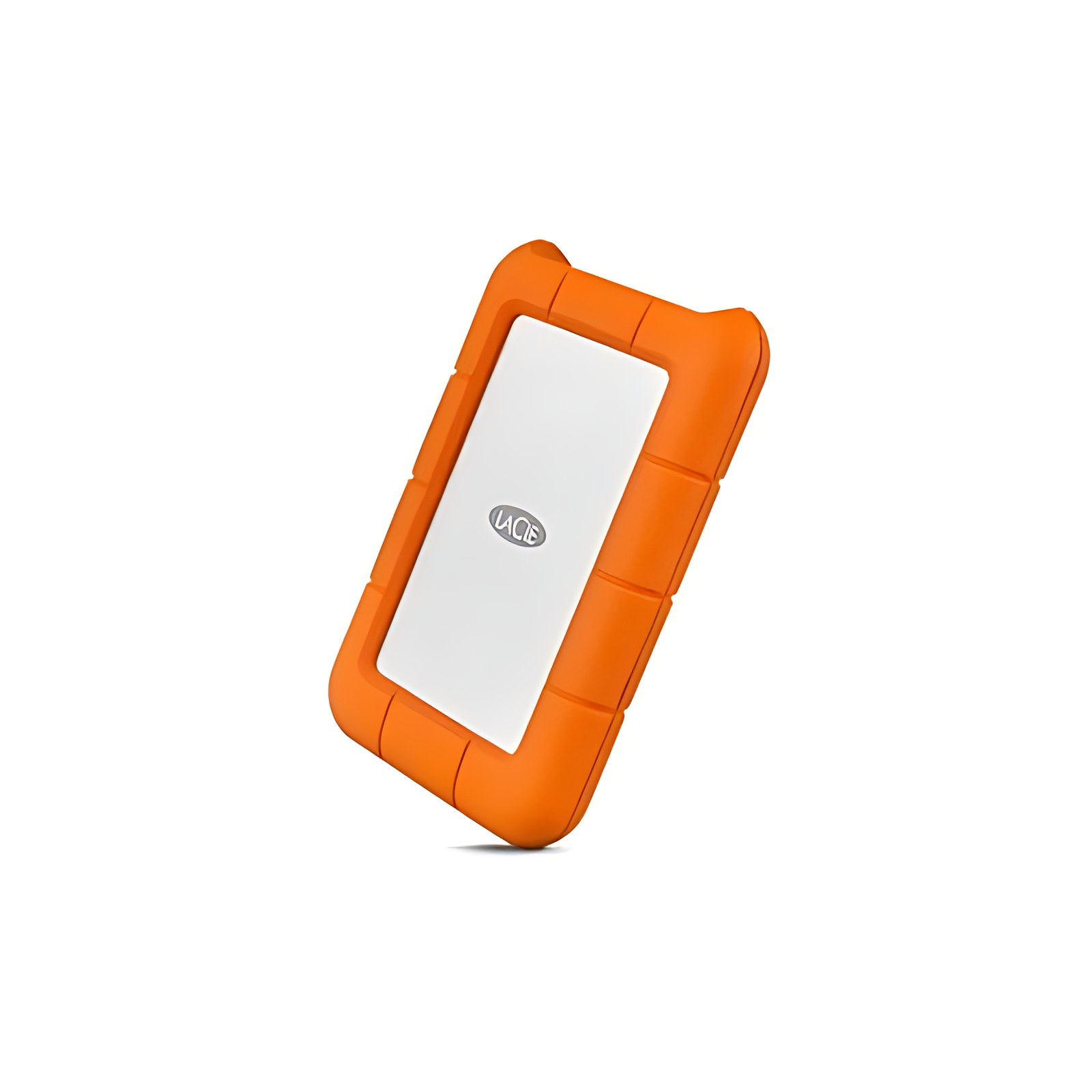 Disco Duro Externo Portatil 2TB USB 3.1 Type USB-C Rugged USB-C Resistente a impactos, lluvia y presion, Windows & Mac, Plata-Naranja, 2 Años de Garantía.
