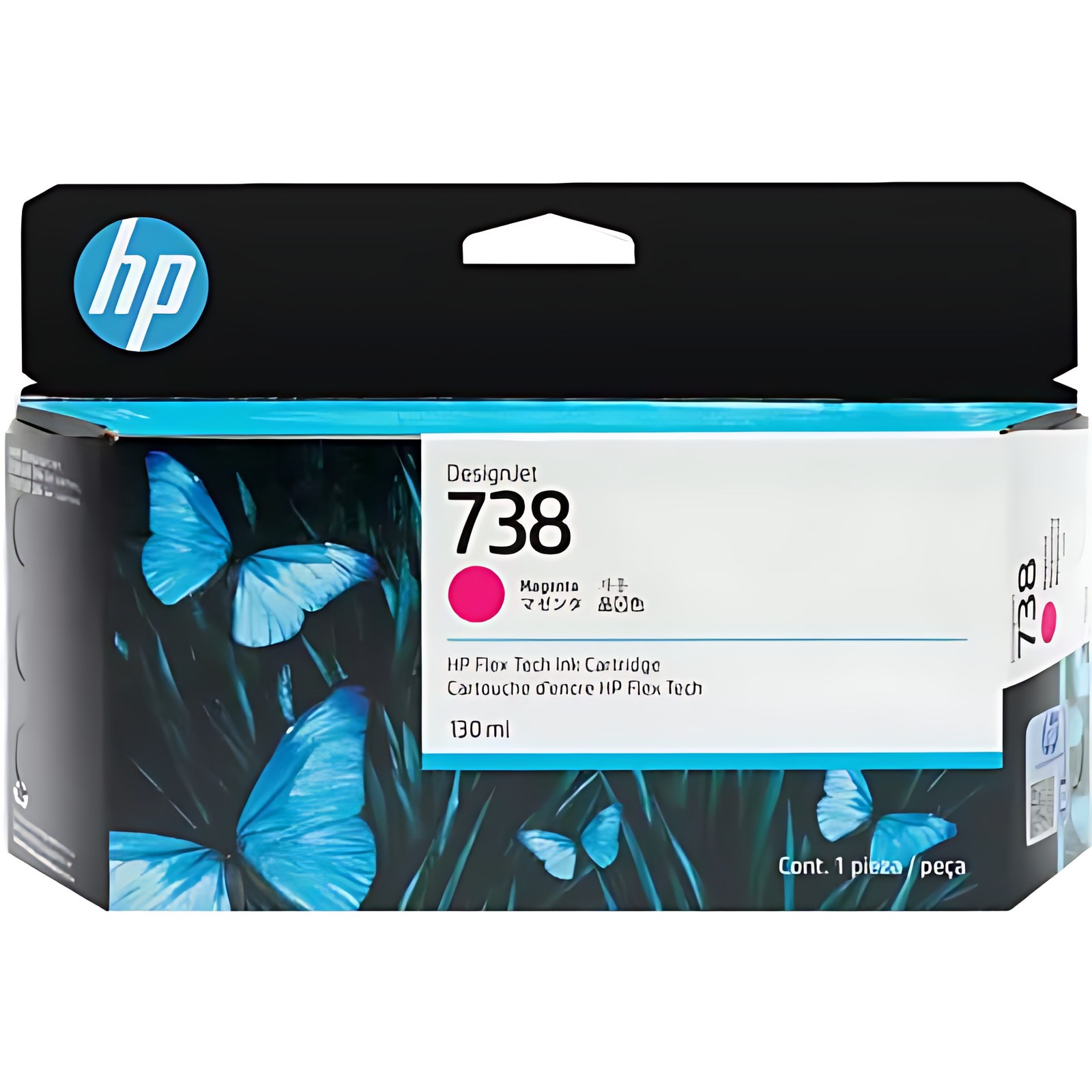 HP 738 MAGENTA 130ML TINTA AMPLIO FORMATO 498N6A