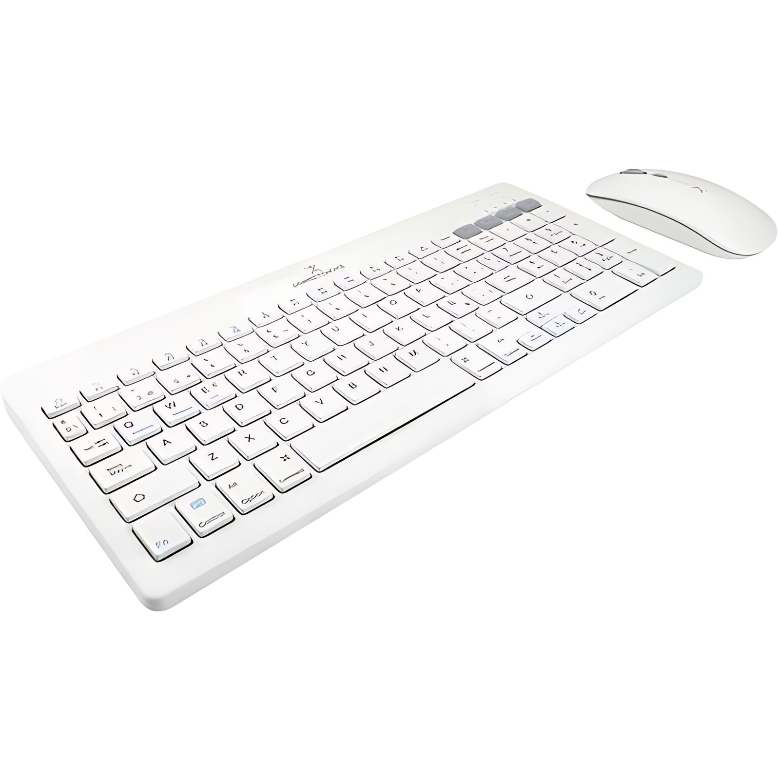 Teclado Y Ratón Perfect Choice Zebrary – Usb Tipo A Membrana Inalámbrico Bluetooth/Rf 2.40ghz Teclado – Keyboard/Keypad Color: Blanco – Usb Tipo A Inalámbrico Bluetooth/Rf Mouse – óptico – 1600 Dpi – 4 Botón – Pointing Device Color: Blanco – Compatible Con Universal Para Pc