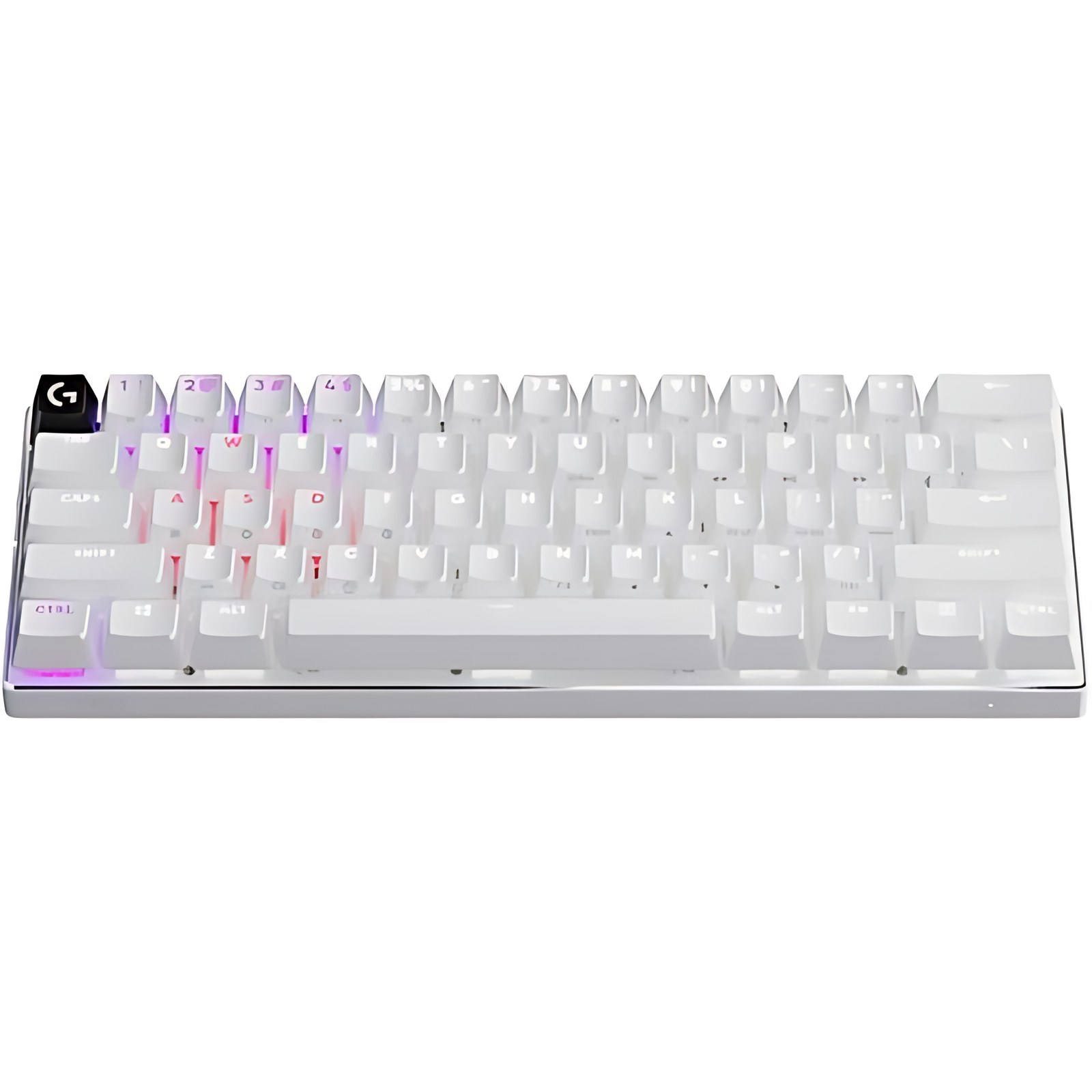 Logitech G Pro X 60 Teclado Gaming – Compacto – Con Cable/Inalámbrico Conectividad – Usb 2.0 Tipe A Interfaz – Rgb Led – Blanco – Táctil óptico Llave De Contacto – Bluetooth – 10m – 2.40ghz – Rodillo De Volumen Tecla(s) De Acceso Rápido – Windows 10 – Pc
