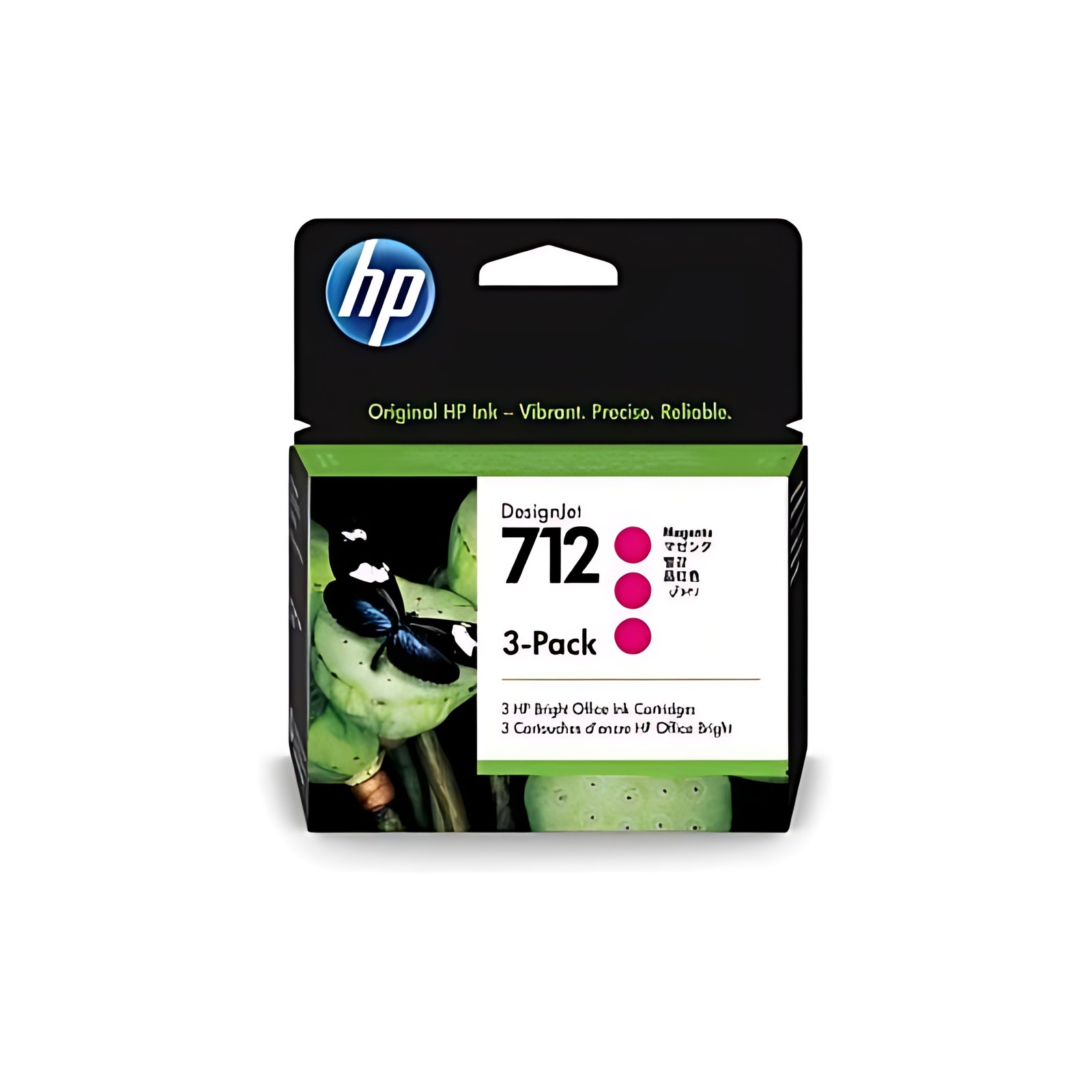 HP INC Cartucho de tinta HP 712 Inyección de tinta - Magenta - Original - 3 / Paquete - Inyección de tinta - 3 / Paquete