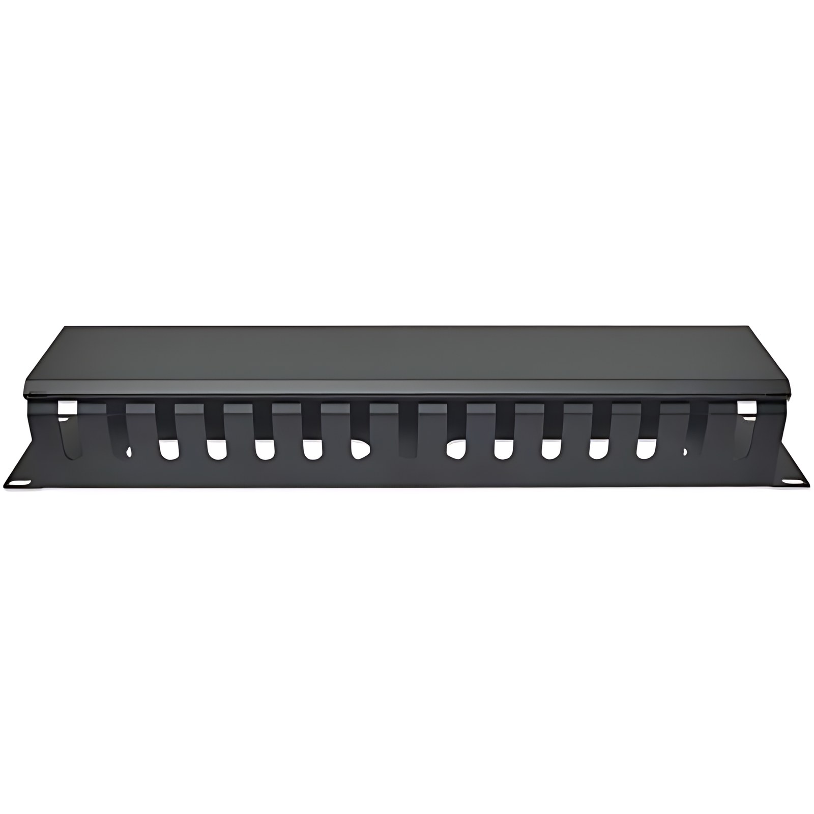 Organizador Horizontal 19" 2U Metalico - Panel del administración de cables - 2U Rack Height x 88mm Longitud - Acero