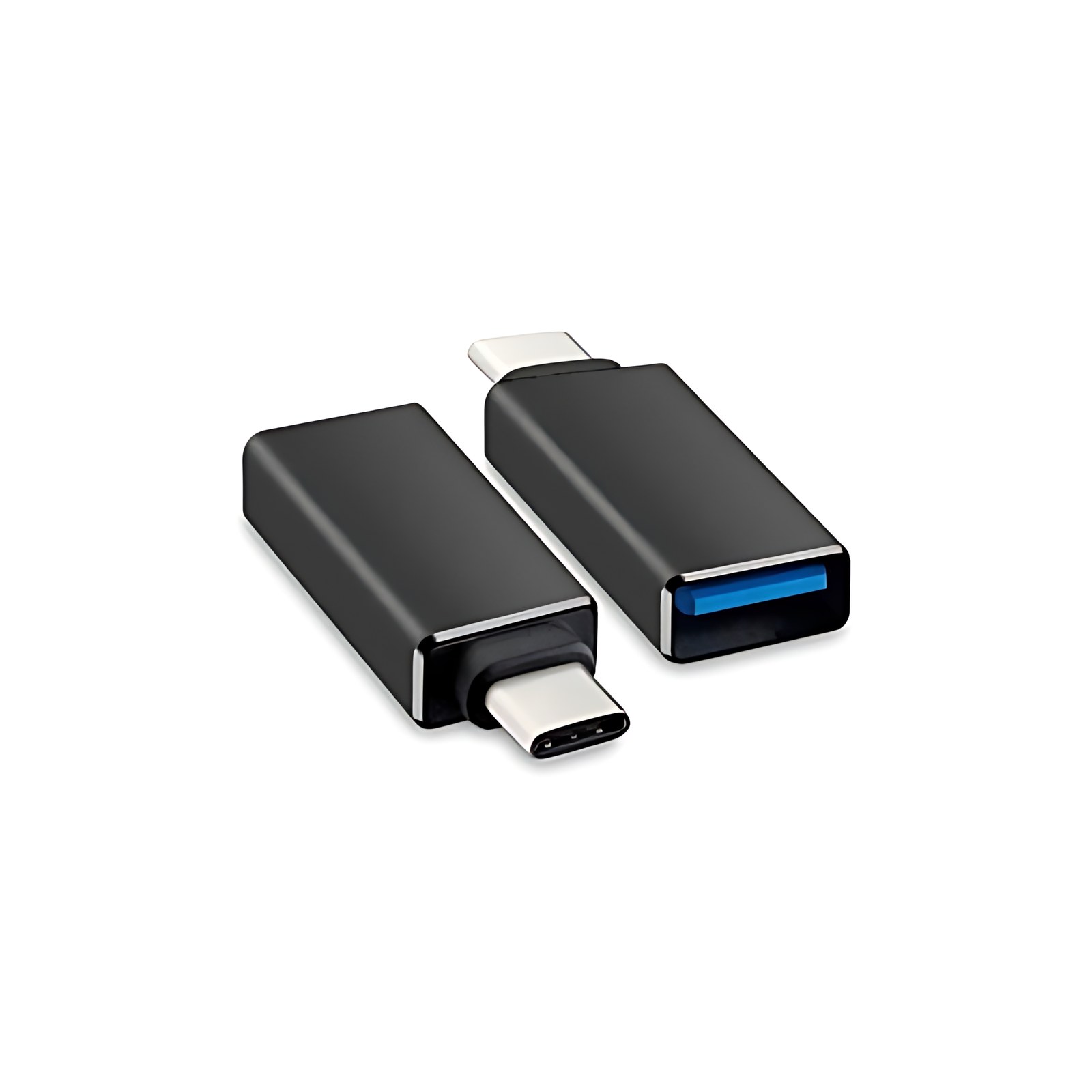 Brobotix Adaptador Tipo C Macho A Usb 3.0 Hembra, Transferencia Y Lectura De Archivos, Adaptador Otg Tipo C A Usb Tipo A, Color Negro