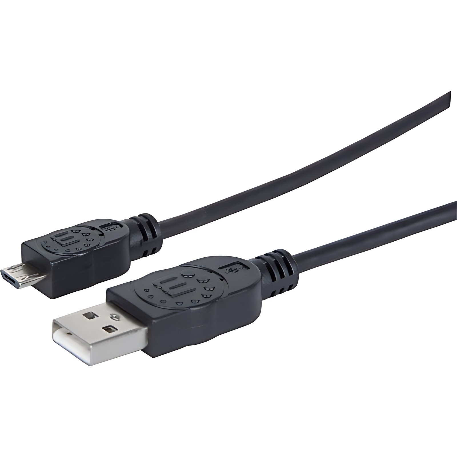 Cable Para Dispositivos Usb Micro-B De Alta Velocidad – V2 A-Micro B, Bolsa Pvc 1.0m Neg