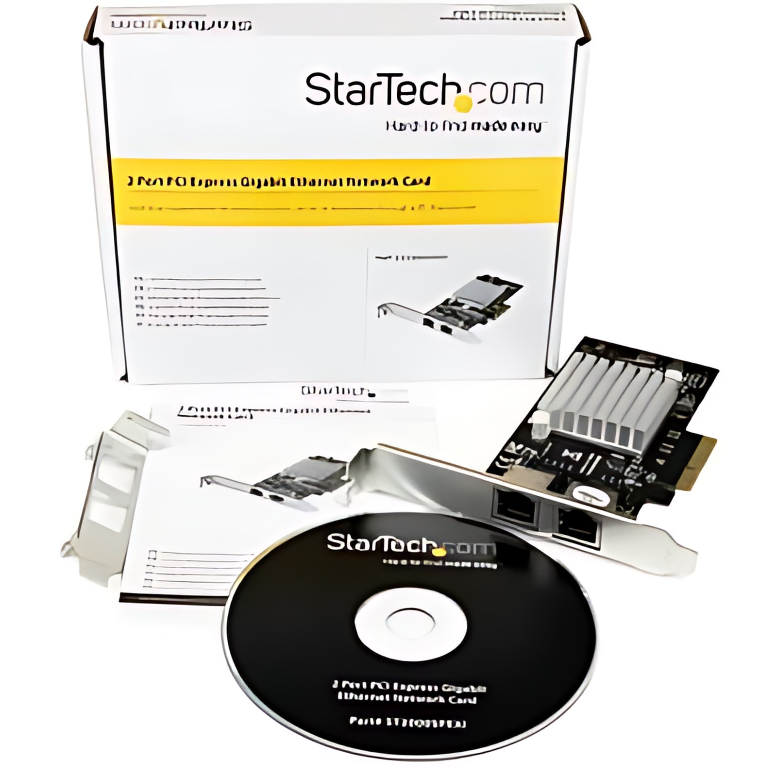 Startech.com Tarjeta Adaptador De Red Pci Express Pci-E Gigabit Ethernet Con 2 Puertos Rj45 Chipset Intel® I350 – Pci Express X4 – 8gbit/S Ratio De Transferencia De Datos – 2 Puerto(s) – 2 – Par Trenzado