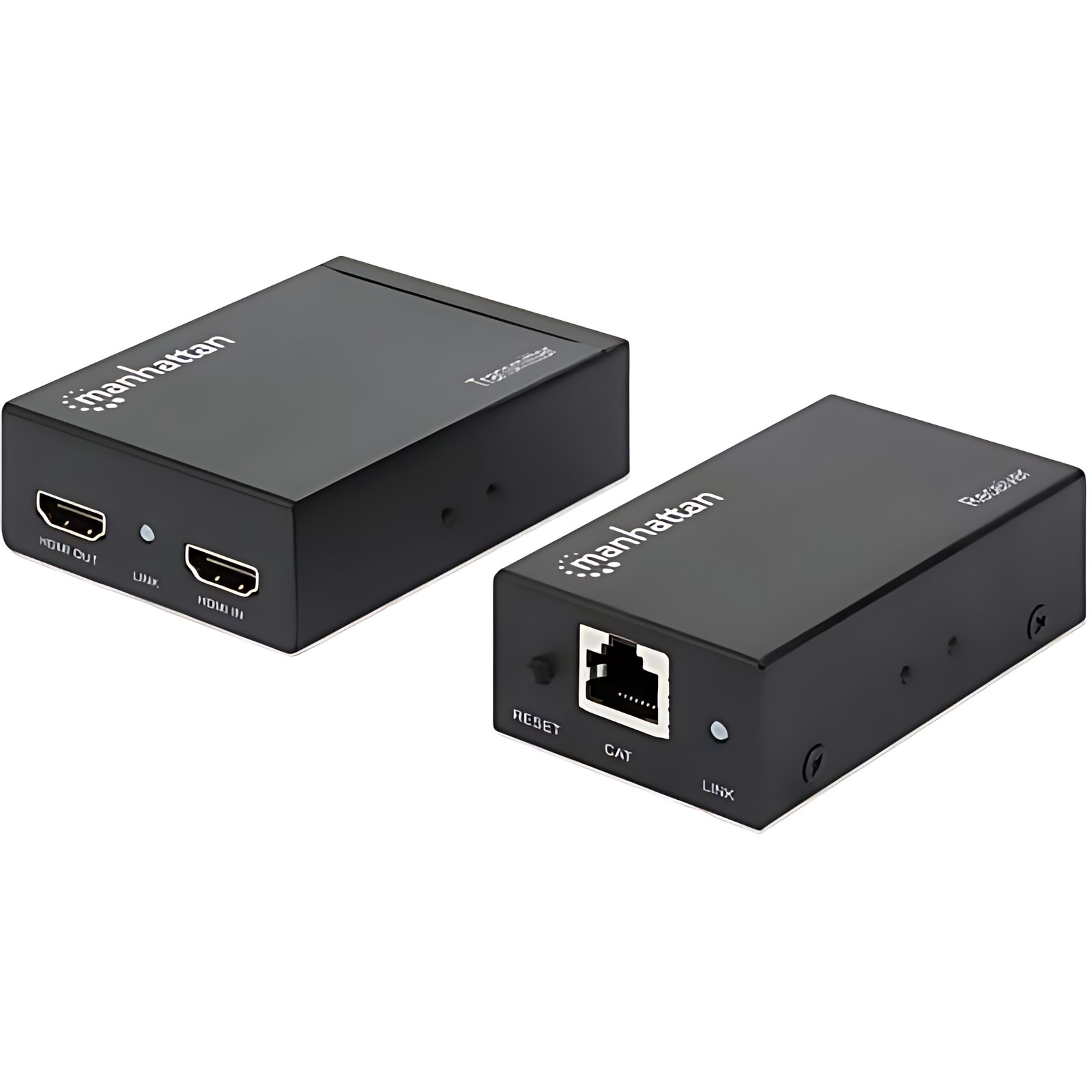 Extensor Video Hdmi, 50m Via Cat 6, 1080p – 1 Dispositivo De Entrada – 1 Dispositivo De Salida – 100m Alcance – 2 X Red (rj-45) – 1 X Entrada Hdmi – 2 X Salida Hdmi – 1920 X 1080 Resolución De Vídeo – Full Hd – Par Trenzado – Categoría 6