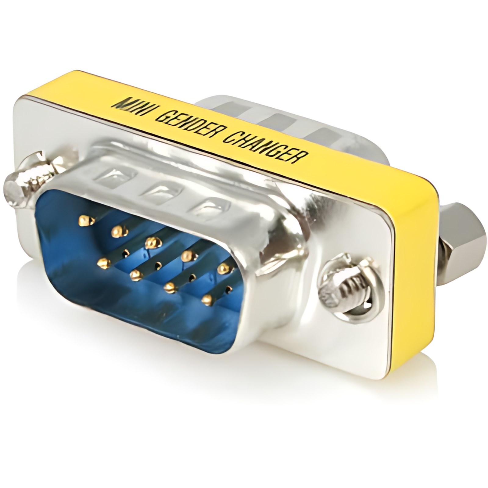 Startech.com Cambiador De Género Db9 Serial Slimline – M/M – Negro