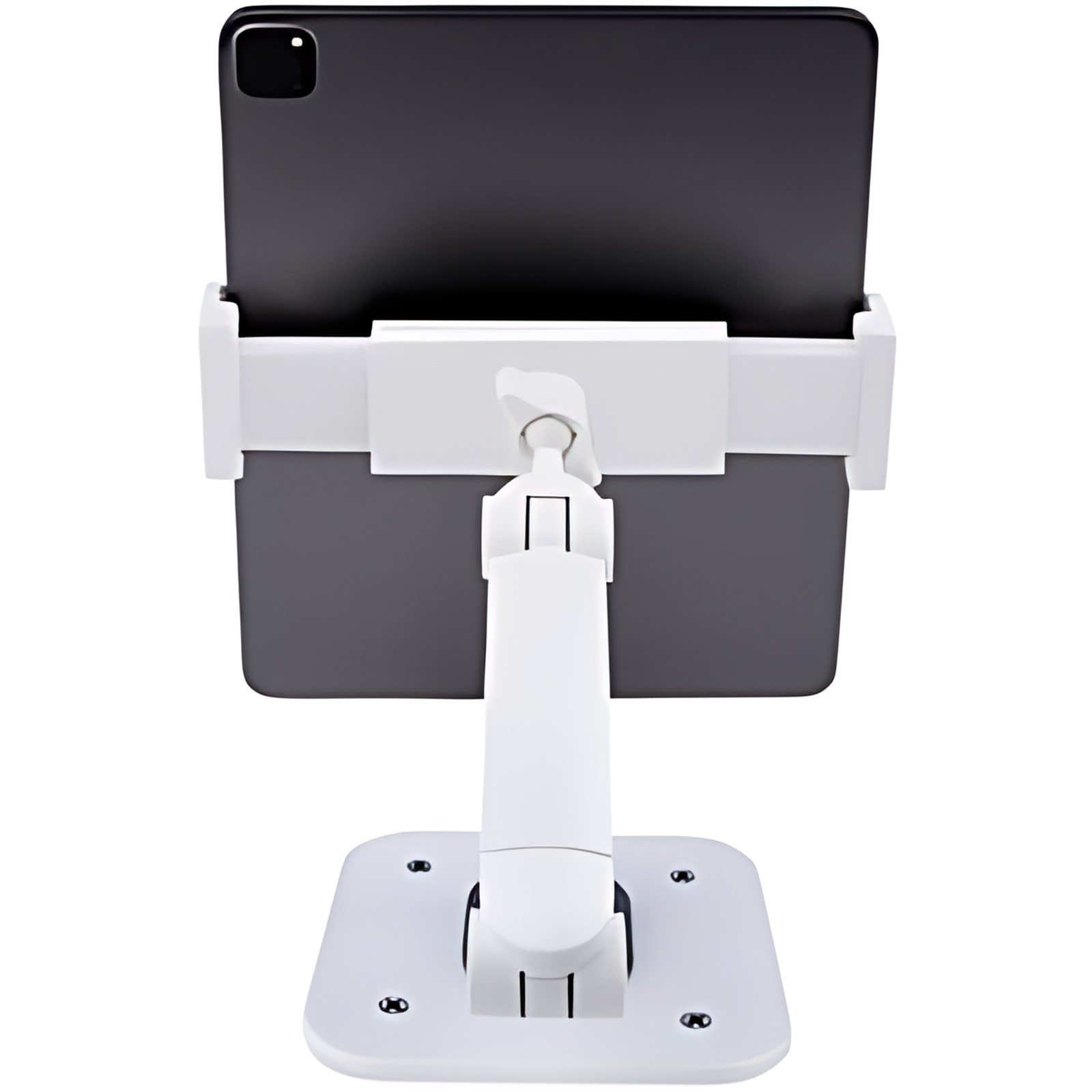 Startech.com Soporte Ajustable De Escritorio Para Tablet – De Montaje En Pared – 1kg De Capacidad – Base Ergonómica Ajustable Para Tablet – Altura Ajustable – 32.8cm (12.9″) Para Pantalla Plana – Aluminio, Acero