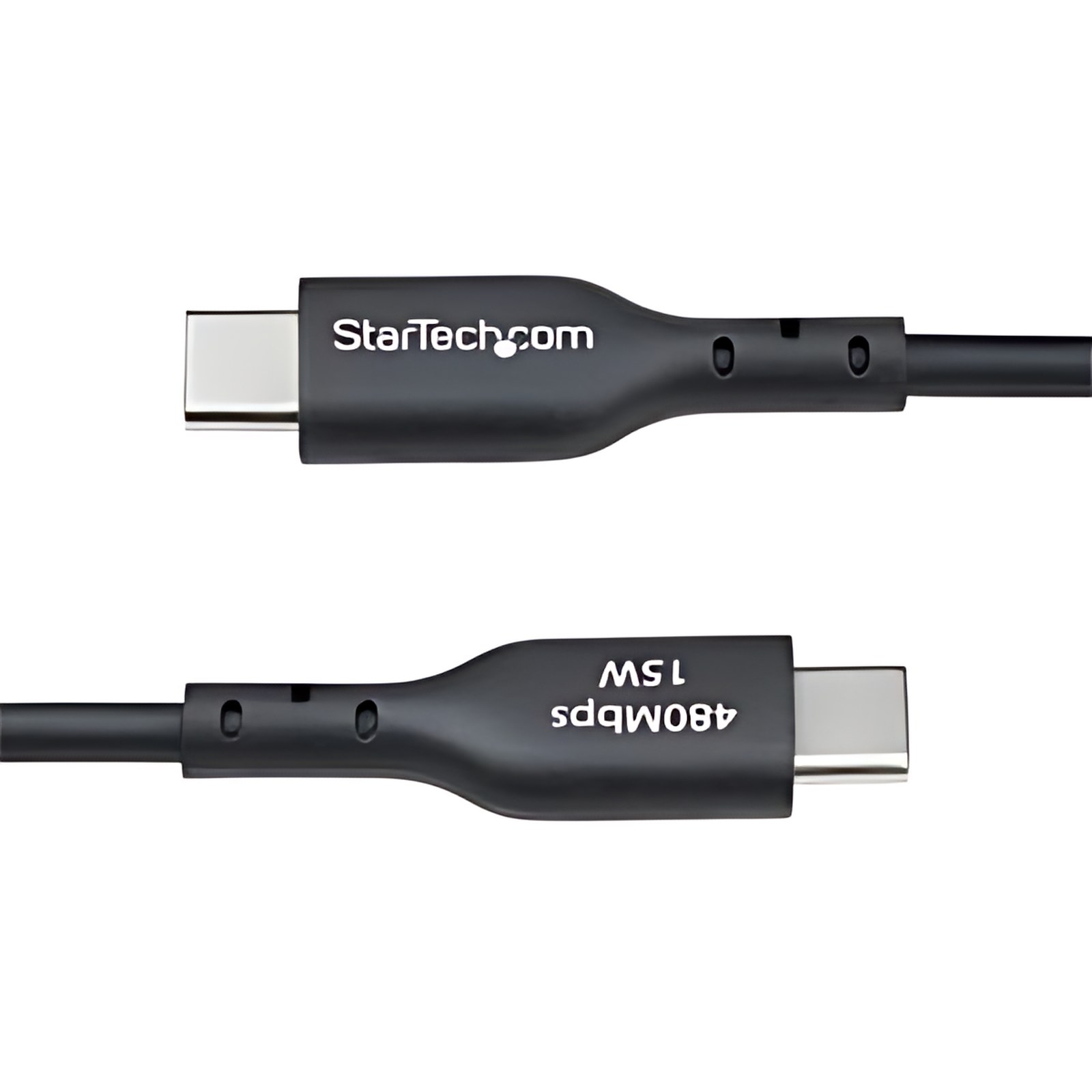 Cable Cargador USB-A a USB-C de 1m - Cable Adaptador USB-A a USB Tipo C - 3A - Cable de Carga y Sincronización - USB 2.0 - Recubrimiento de TPE - M/M - Negro