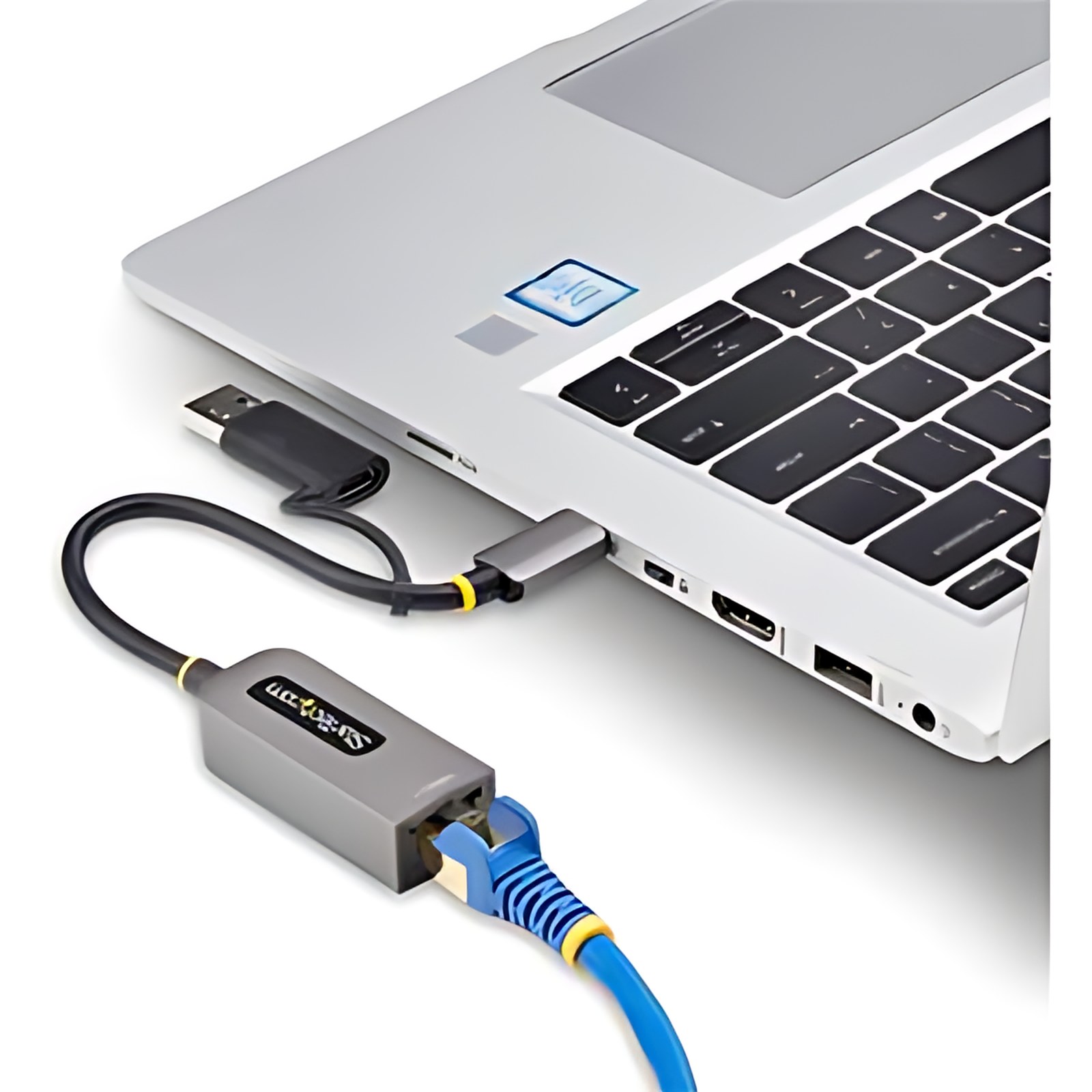 Adaptador Usb-C A Ethernet Con Dongle Usb-A – Adaptador De Red Usb Tipo C – Adaptador Ethernet – 10/100/1000mbps – Adaptador De Red Usb 3.0 – Con Adaptador Usb-A – Cable Integrado De 15cm