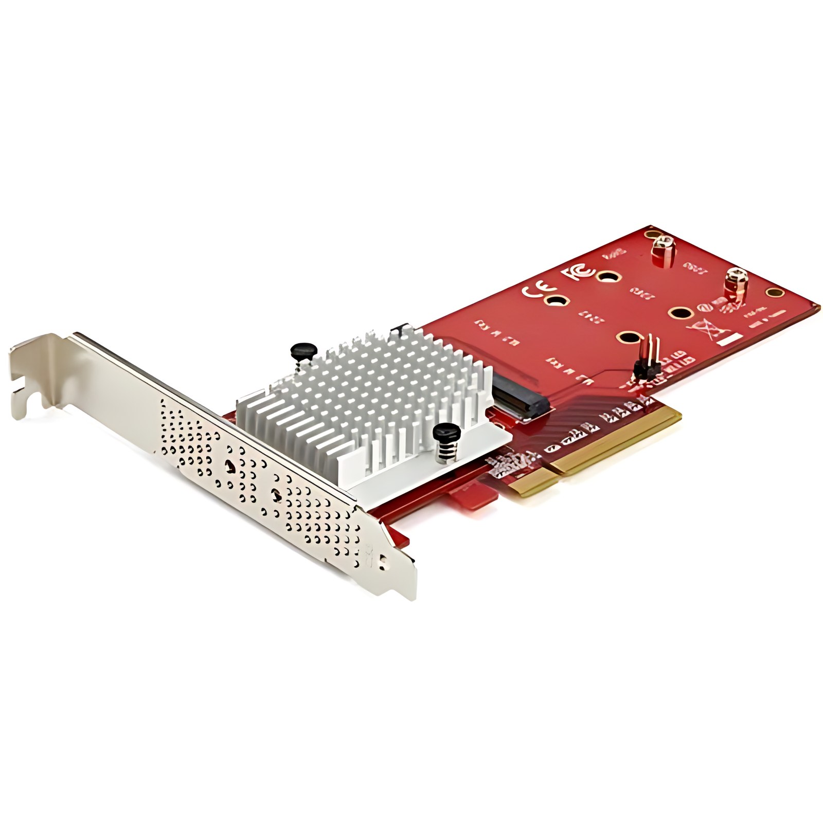 Startech.com Tarjeta Adaptadora Para 2 Ssd M.2 Pcie Ssd – 2 Ssds Nvme O Ahci M.2 Pci Express 3.0 X8/X16 – Ngff (m-Key) 2242, 2260, 2280