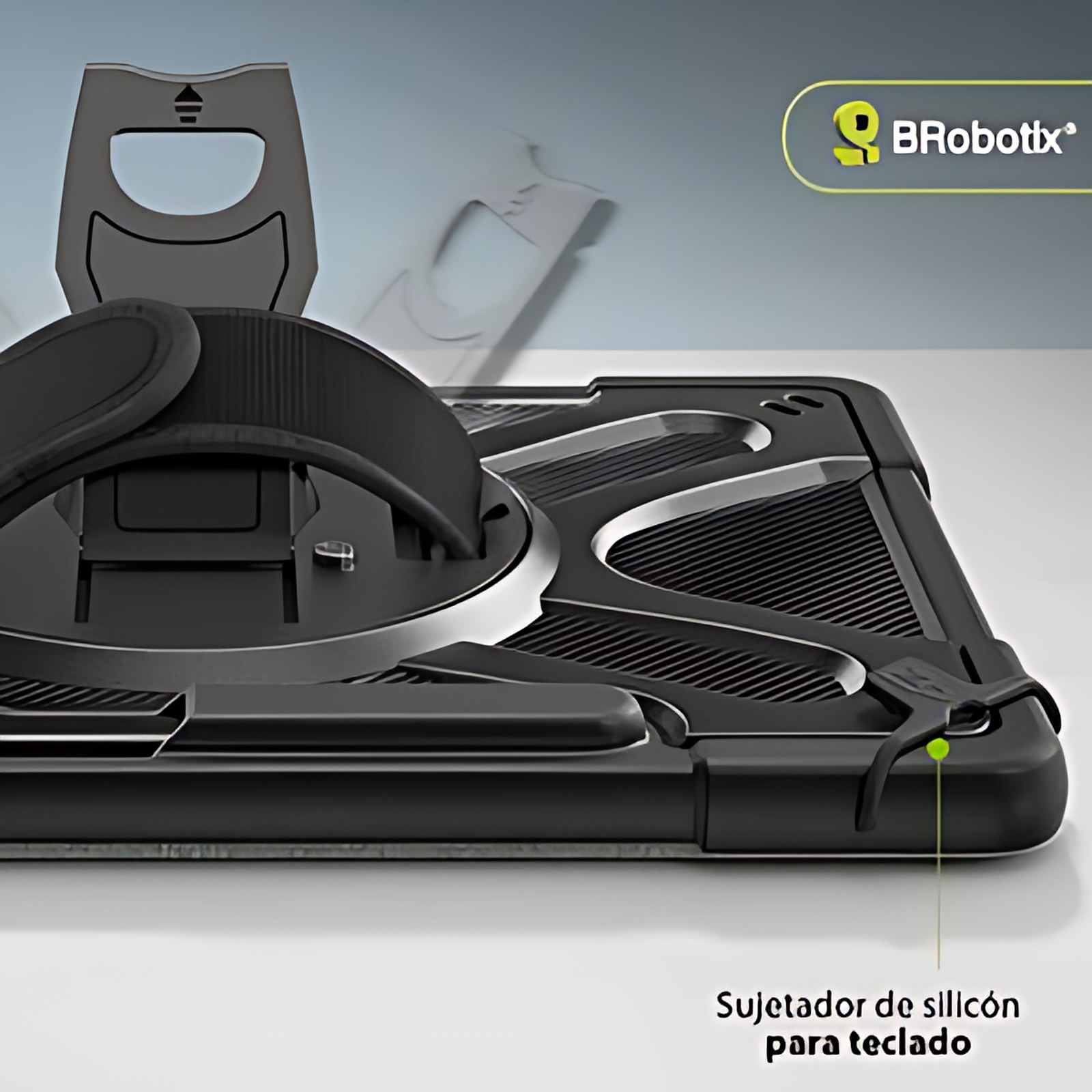 Brobotix Funda De Uso Rudo Para Tableta Microsoft® Surface® Pro 12 De 12″. Incluye: Correa De Hombro Desmontable, Correa De Mano Ajustable Y Giratoria, Soporte Para Escritorio, Soporte Para Lápiz óptico, Con Ranura Incorporada Para Colocar El Teclado De La Tableta. Material: Pc Y Tpu, Protector Para Tableta, Rugged Case With Hand Strap 360°, Color Negro,surface Pro12, Funda Para Microsoft Surface Pro12 , Carcasa Para Tablet Pro 12, Protector Para Tableta Microsoft Surface Pro 12, Carcasa Para Surface Pro 12.