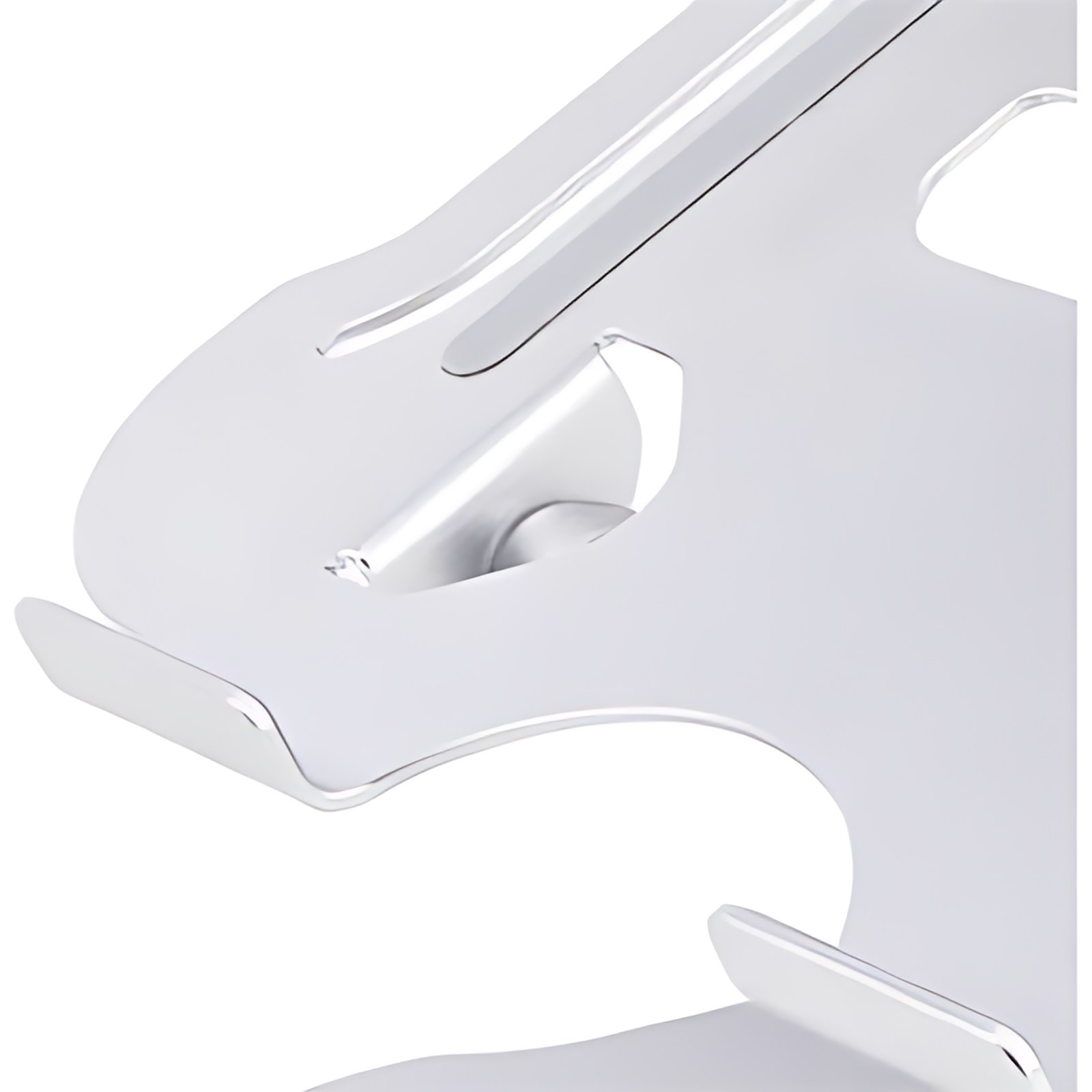 Startech.com Soporte Riser Ergonómico De Computadora Para Escritorio – Base Soporte Ergonómico Para Laptop De Altura Ajustable – Elevador – 9.98kg Capacidad De Carga – 11.9cm Altura X 22.6cm Ancho – Anodizado Plateado – Aluminio – Plata – 1