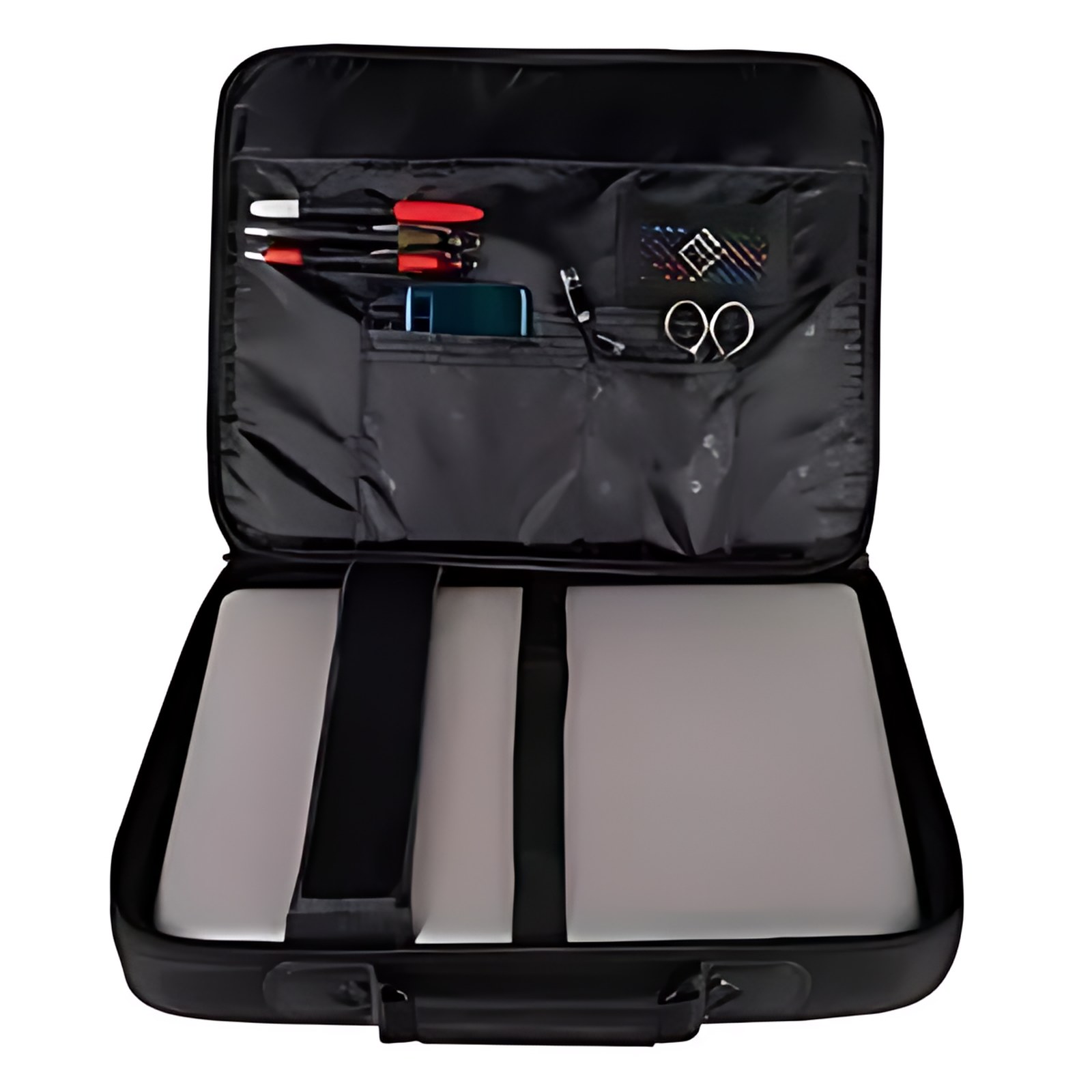 Maletin Essential Para Laptop Tzest01n Negro Para Laptops De 15.6 Pulg. Estructura De Acero