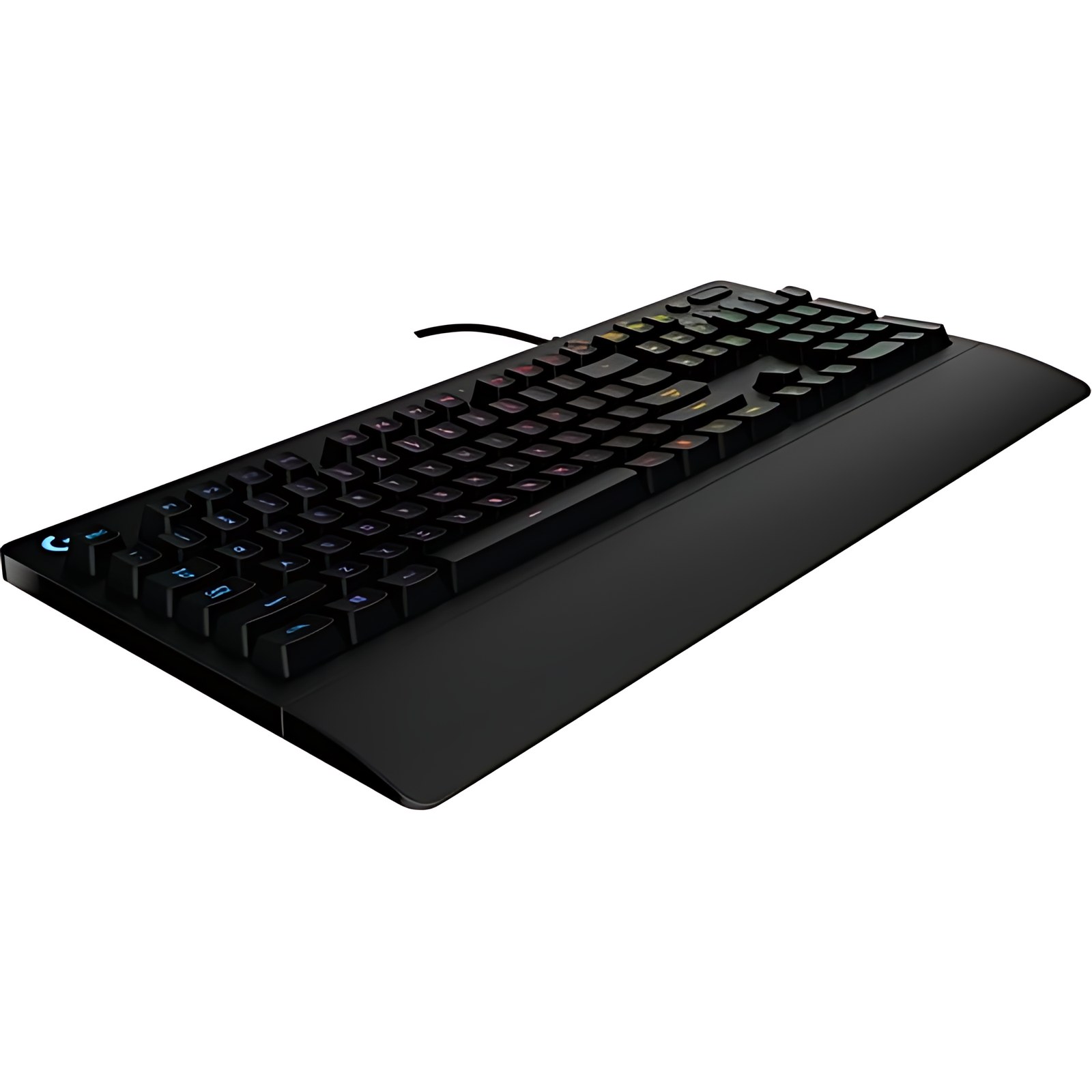 Teclado G213 Rgb Para Juegos Lightsync Iluminacion Rgb Resistente A Salpicaduras Y Duradero