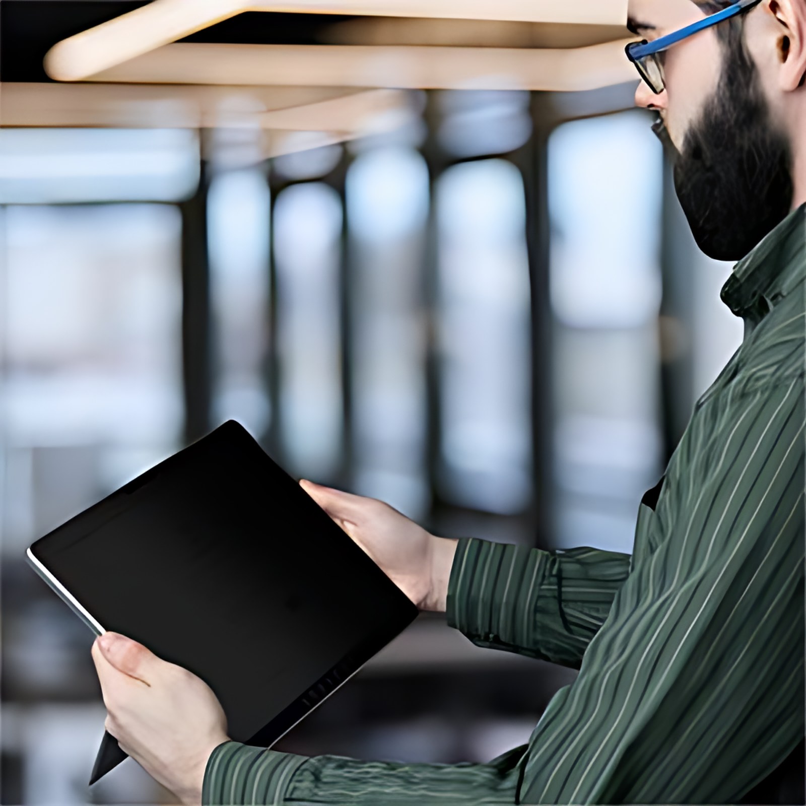 Filtro De Privacidad Táctil Mate De 4 Vías Para Surface Pro 4/5/6/7/7+ De 12.3in – Anti Luz Azul – ángulo De Visión De +/- 30° – Orientación Vertical U Horizontal