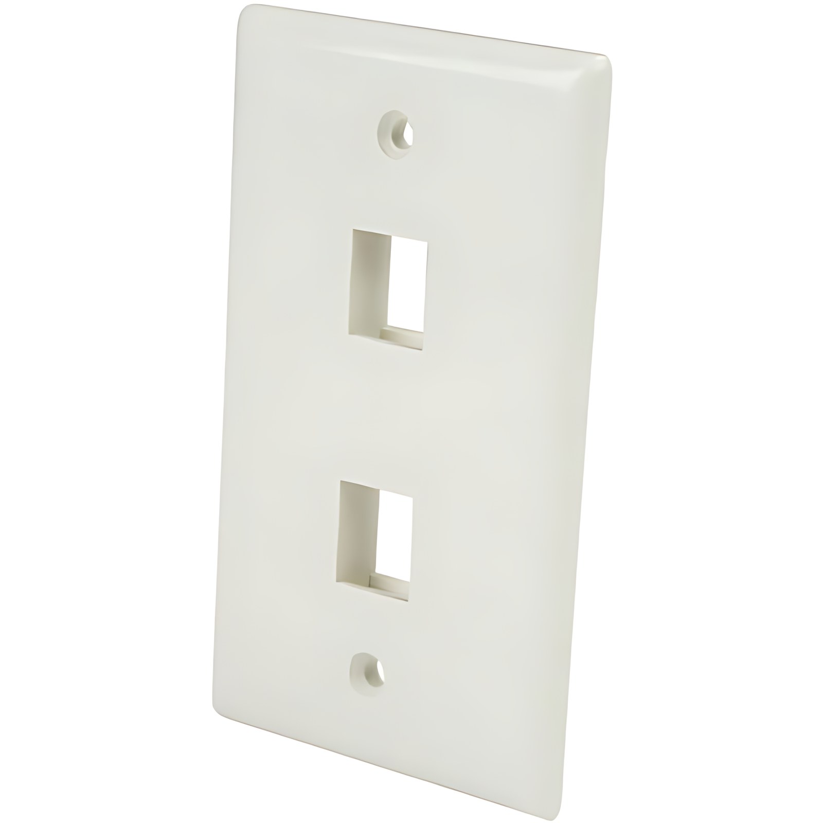 StarTech.com Placa de Pared de 2 Salidas RJ45 - Color Blanco - 2 x Puerto(s) RJ-45