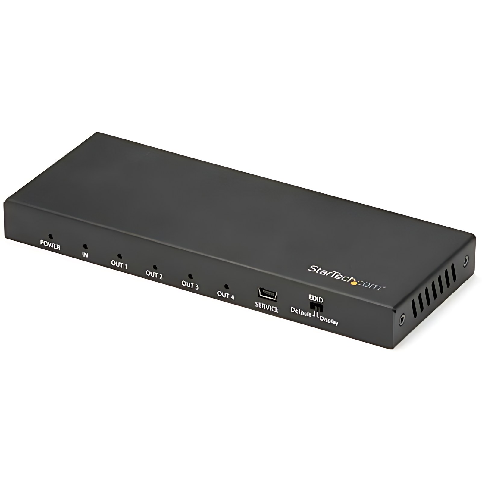 StarTech.com Splitter HDMI - de 4 Puertos - 4K 60Hz - Divisor HDMI 1 Entrada 4 Salidas - Splitter HDMI de 4 Salidas - Divisor de Puertos HDMI - 4096 x 2160 - 5m Distancia máxima de funcionamiento - 1