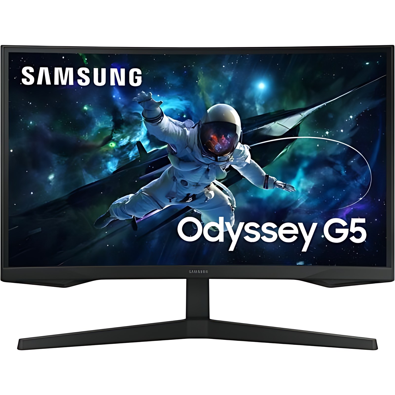 Monitor LED para juegos Samsung Odyssey G5 S27CG552EL 27" (68.6cm) Clase WQHD Pantalla curva - 16:9 - Negro - 27" (68.6cm) Viewable - Vertical Alignment (VA) - LED Retroiluminación