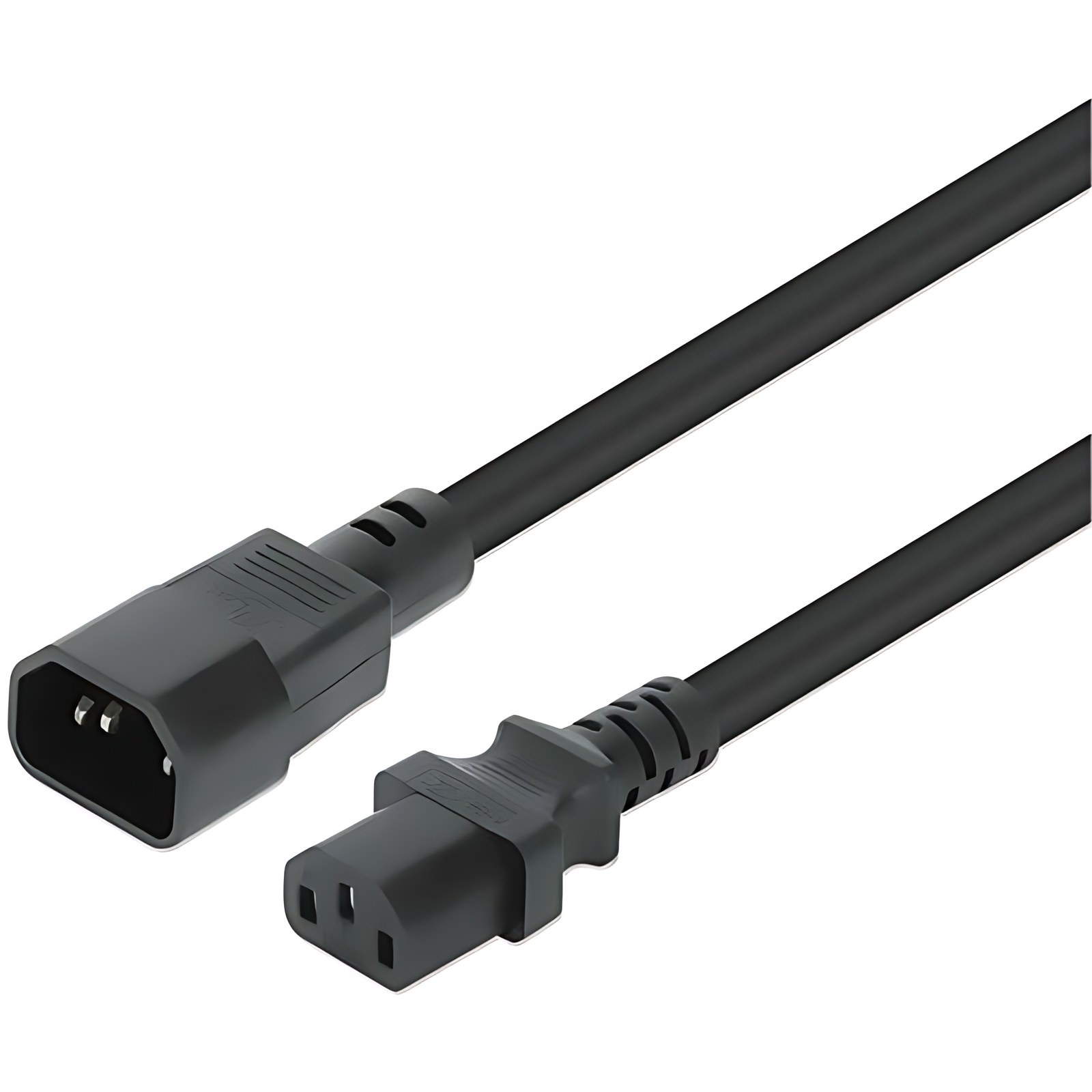 Cable De Alimentación C13 A C14, Extensión 5.0 M, Cable De Alimentación De C13 Hembra A C14 Macho, 10 A, 250 V, Conecta Un Servidor, Un Switch, Un Sistema De Almacenamiento Y Más A Un Pdu O Ups, Negro – Para Unidad De Distribución Eléctrica, Ups, Servidor, Conmutador, Sistema De Almacenamiento, Bastidor, Monitor, Impresora, Computador, Fuente De Alimentación – Iec 60320 C13 / Iec 60320 C14 – 250 V Ca / 10a – Interior – Negro – Flexible, Trabajo Pesado