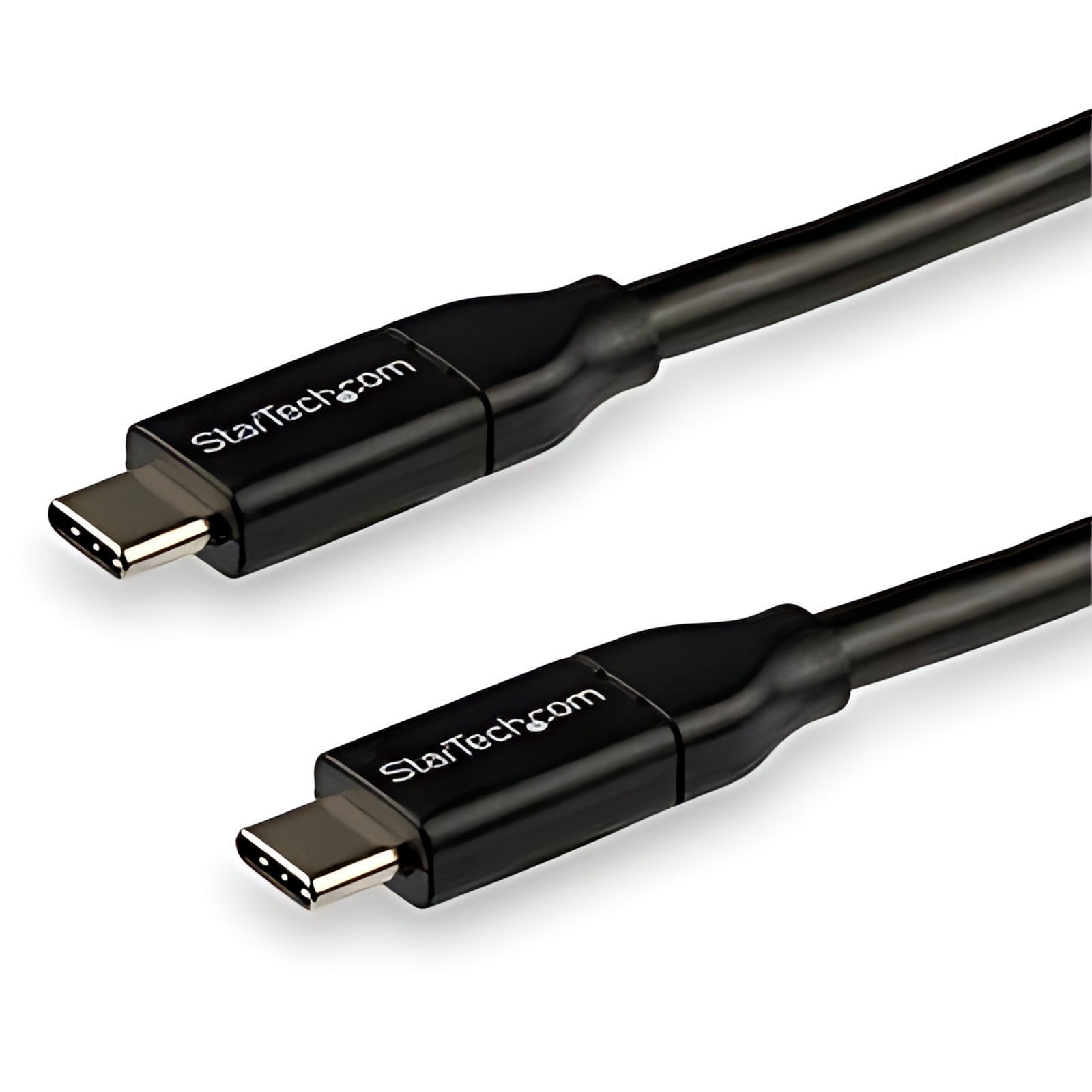 Startech.com Cable De 3m Usb-C A Usb-C Con Capacidad Para Entrega De Alimentación De 5a – Usb Tipoc – Cable De Carga Usbc – Usb 2.0 – Cable For Portátil, Macbook Pro, Macbook, Chromebook, Cargador Portátil, Base De Conexión – 480mbit/S – Apantallado – Níquel Conector Chapado – 24/26 Awg – Negro