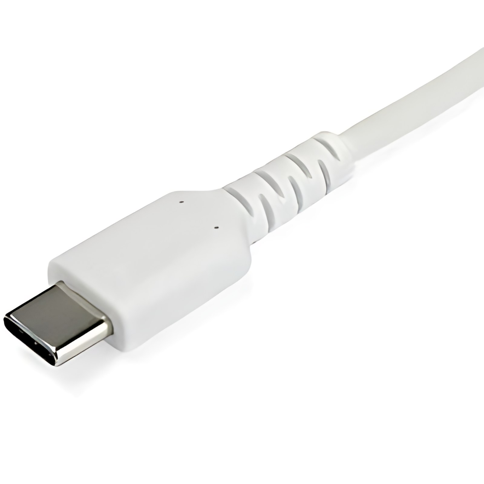 Startech.com Cable De 1m De Carga Usb C – De Carga Rápida Usb 2.0 Tipo C A Usb C Revestimiento Tpe De Fibra De Aramida M/M 60w Blanco – Cable For Dispositivo Móvil – 480mbit/S – Apantallado – Níquel Conector Chapado – 22/30 Awg – Blanco