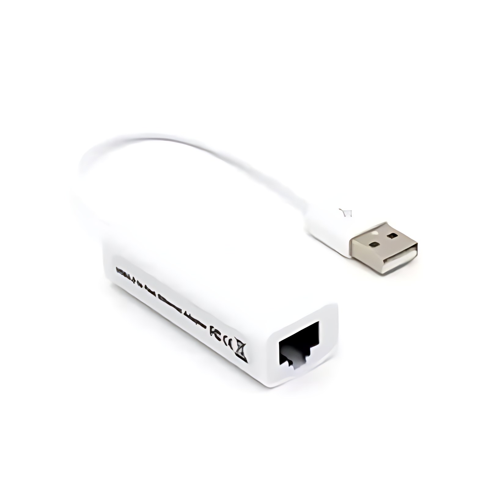 Brobotix Convertidor Usb A Rj45 V2.0 Color Blanco – Adaptador Tarjeta De Red Externa Fast Ethernet 10/100 Utp – 1 Conector Usb Tipo A Macho A Rj45 Hembra – Usb Version 2.0