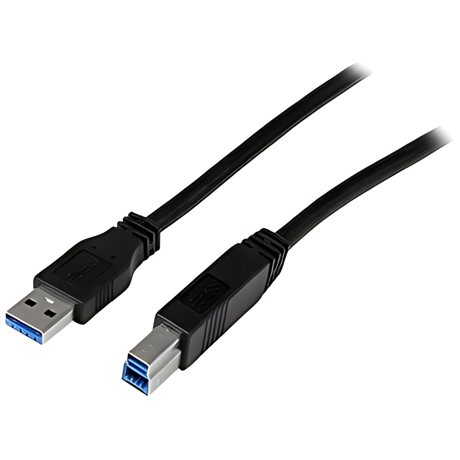 Startech.com Cable Certificado 2m Usb 3.0 (5gbps) Super Speed Usb B Macho A Usb A Macho Adaptador Para Impresora – Negro – Cable For Tarjeta De Captura De Vídeo, Carcasa Para Unidad De Disco Duro, Pc, Base De Conexión, Portátil, Servidor – Extremo Prinicpal: Usb – Macho – 5gbit/S – Apantallado – Níquel Conector Chapado – 24/28 Awg – Negro