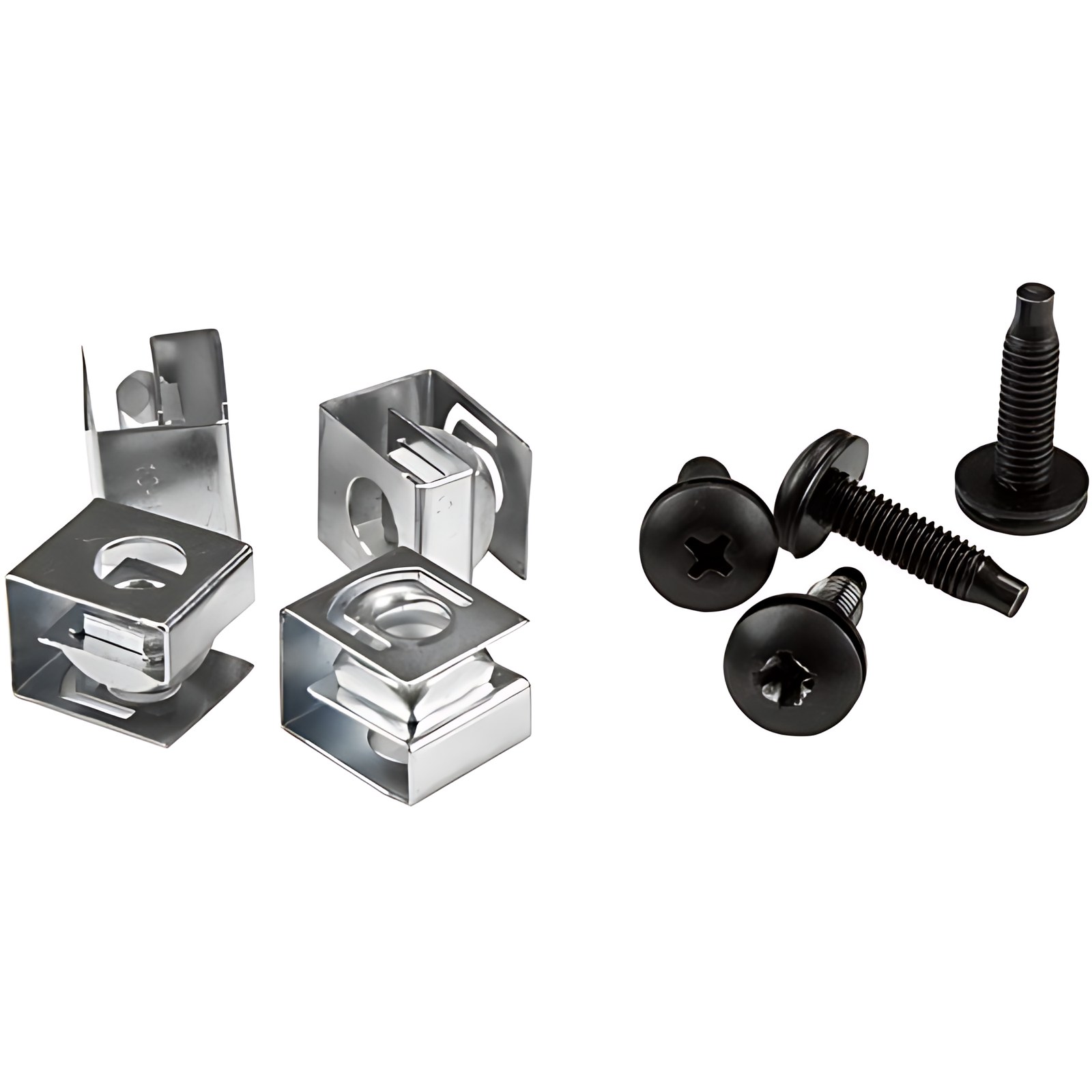 StarTech.com Paquete de 50 Tornillos 10-32 y Tuercas Clip para Gabinete Rack de Servidores - Tornillo de bastidor, Tuerca clip - 10 - 19.05mm - 50 / Paquete