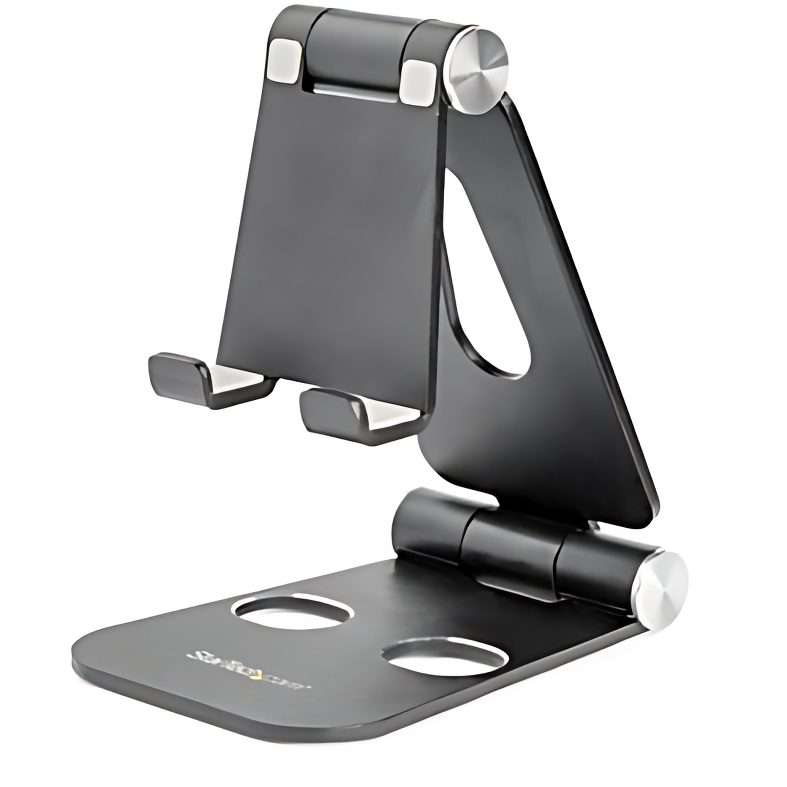 Startech.com Usptlstndb Soporte De Escritorio Para Celular Y Tablet – Plegable – Aluminio – Negro – Aluminio – Negro – 1 Solamente