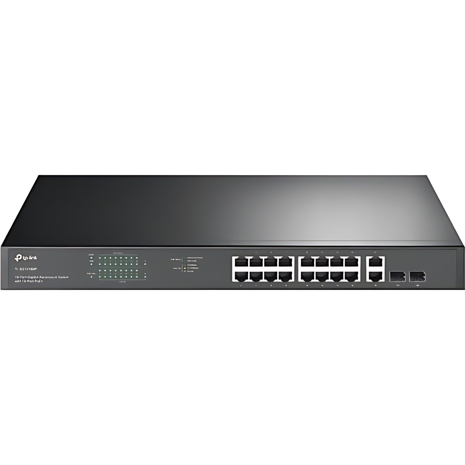 Tp-Link Switch De Montaje En Bastidor Gigabit De 18 Puertos Con 16 Puertos Poe +