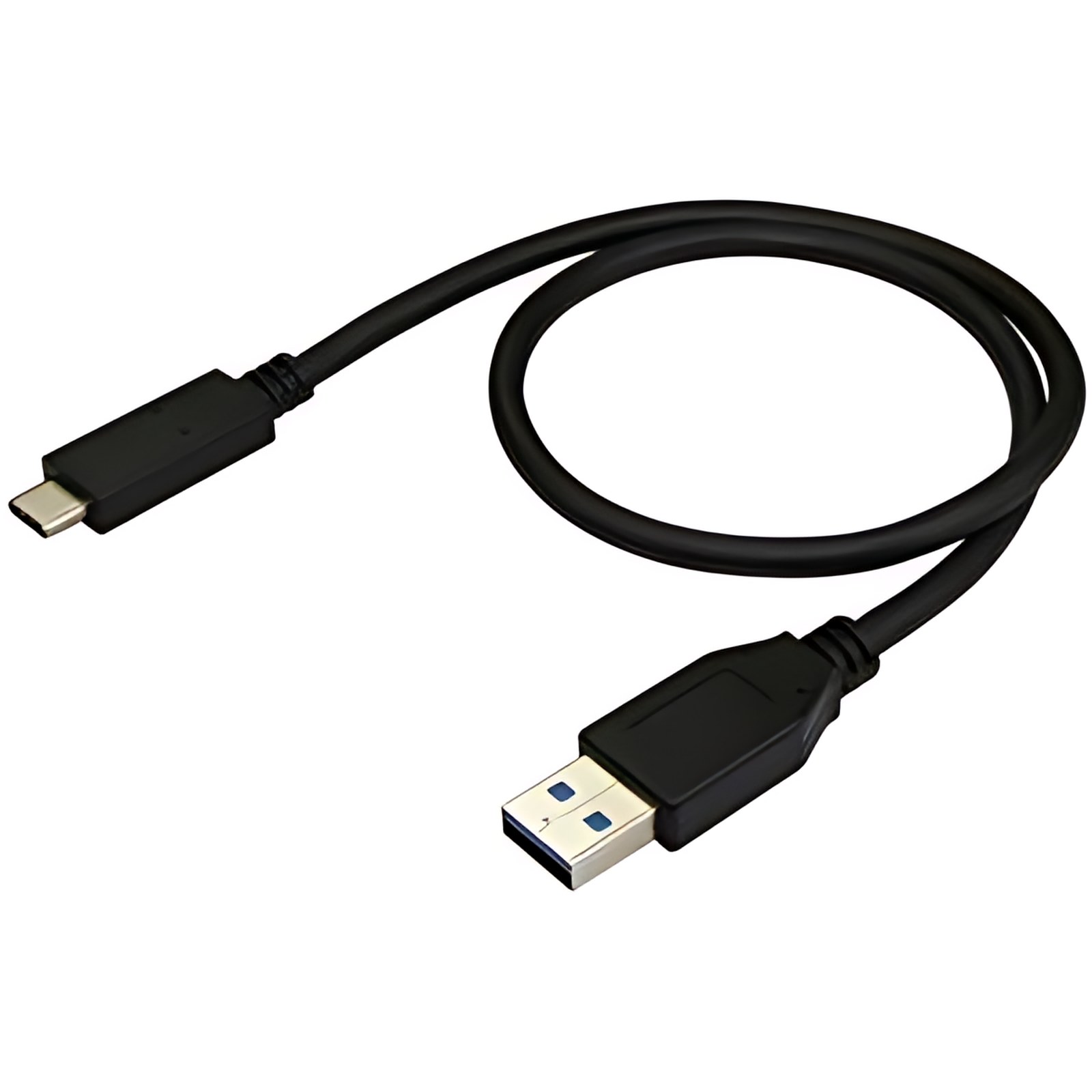 Startech.com Cable De 0.5m Usb-C A Usb-A – Cable Adaptador Usb Type C De Carga A Usba – Cable Usb Tipo C Usbc Usb 3.1 De 10gbps – Cable For Disco Duro Externo, Portátil, Dispositivo Móvil, Cargador, Computador, Cargador Portátil, Cargador De Pared, Cargador De Automóvil, Tableta – 10gbit/S – Níquel Conector Chapado – 30 Awg – Negro