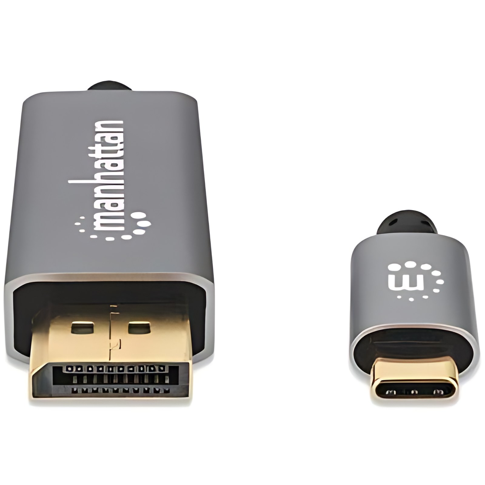 Manhattan Cable USB-C a DisplayPort M 3.0M 8K60Hz - Cable for Dispositivo de audio/vídeo, Proyector, Monitor, TV, MacBook, Chromebook, Smartphone, Tableta - 3Gbit/s - Admite hasta7680 x 4320 - Apantal