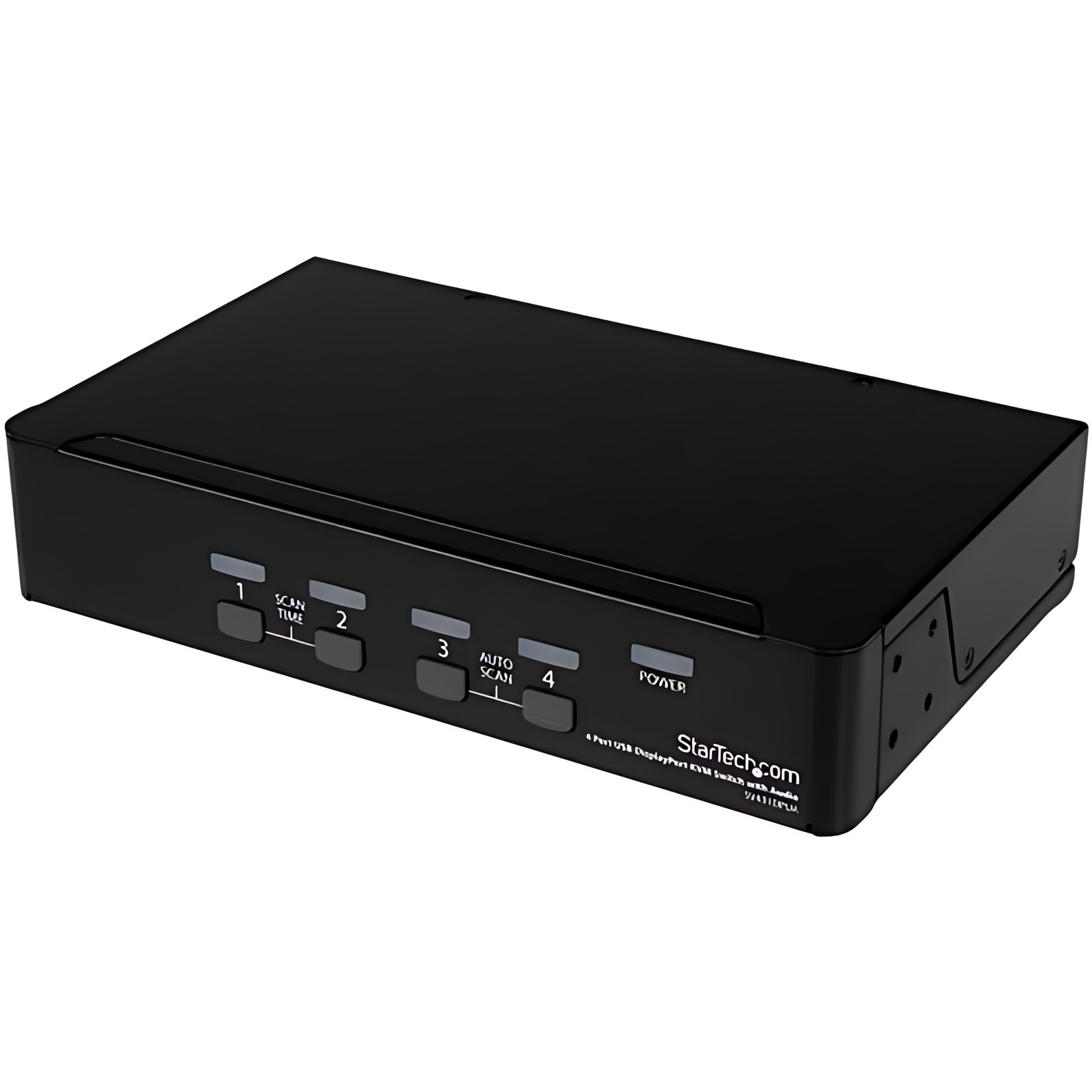 StarTech.com Conmutador Switch KVM 4 puertos Vídeo DisplayPort® DP Hub Concentrador USB 2.0 Audio - 2560x1600 - 4 Computador(es) - 1 Usuarios locales - WQXGA - 3840 x 2400 - 8 x USB - 5 x DisplayPort