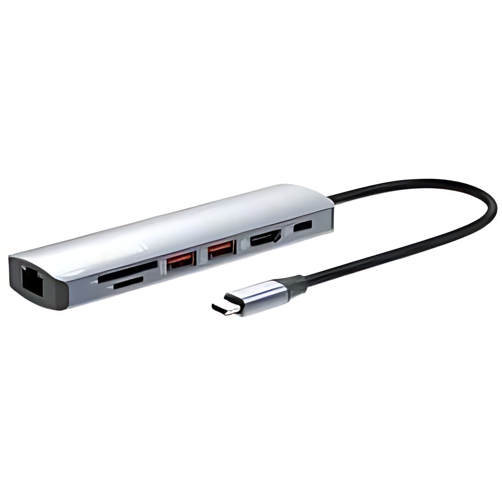 Estación Docking Usb-C Con Lector De Tarjetas, 7 En 1 – Manhattan