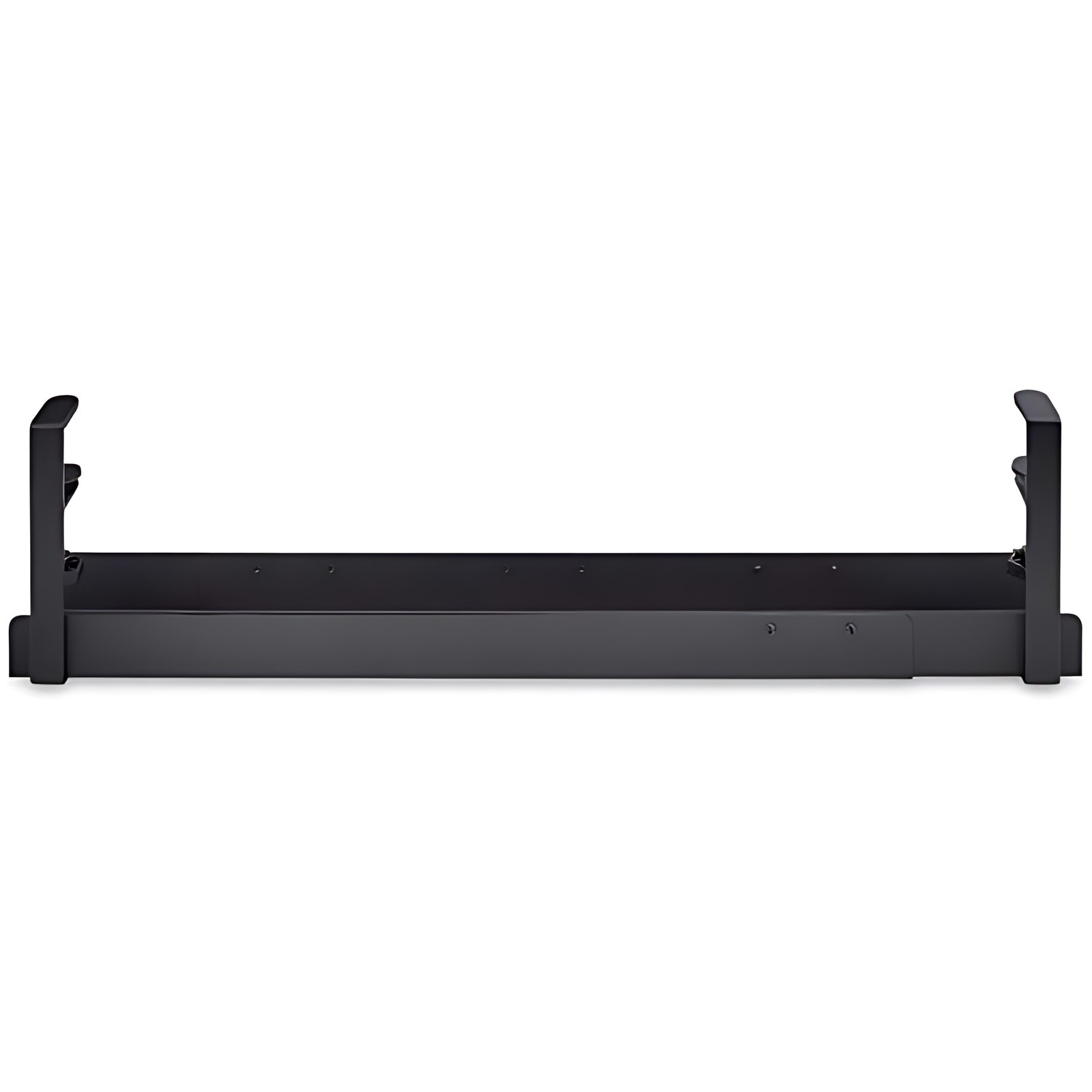 StarTech.com Bandeja Administrador de Cables Negro - para Debajo del Escritorio - Ajustable - Instalación sin Perforaciónes - Negro - Bandeja para gestión de cable - 800.1mm Longitud - Acero con recub