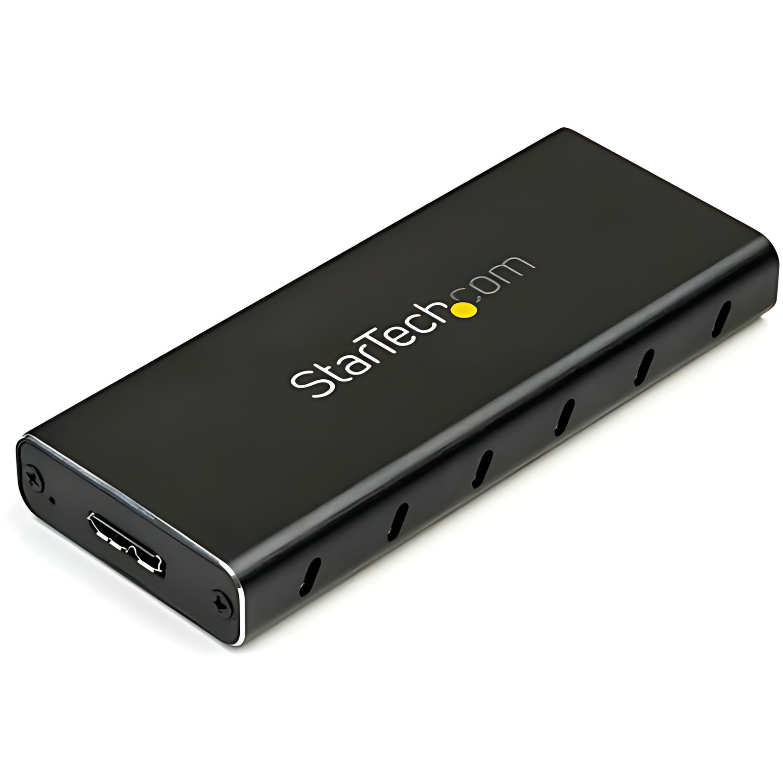 StarTech.com Gabinete Adaptador M.2 NGFF a USB 3.1 con Carcasa Protectora - Gabinete Caja de SSD M.2 para SSDs M.2 SATA - 1 x SSD admitido - 1 x Bahía Total - Aluminio