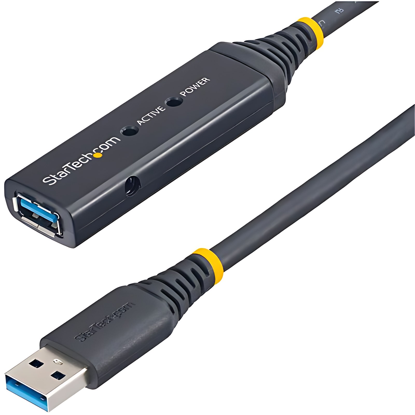 Startech.com Cable Extensor Usb 3.0 (5gbps) Superspeed Activo De 10m – Usb A Macho A Hembra – Negro – Cable For Mac, Pc – 5gbit/S – Cable De Extensión – Apantallado – Negro