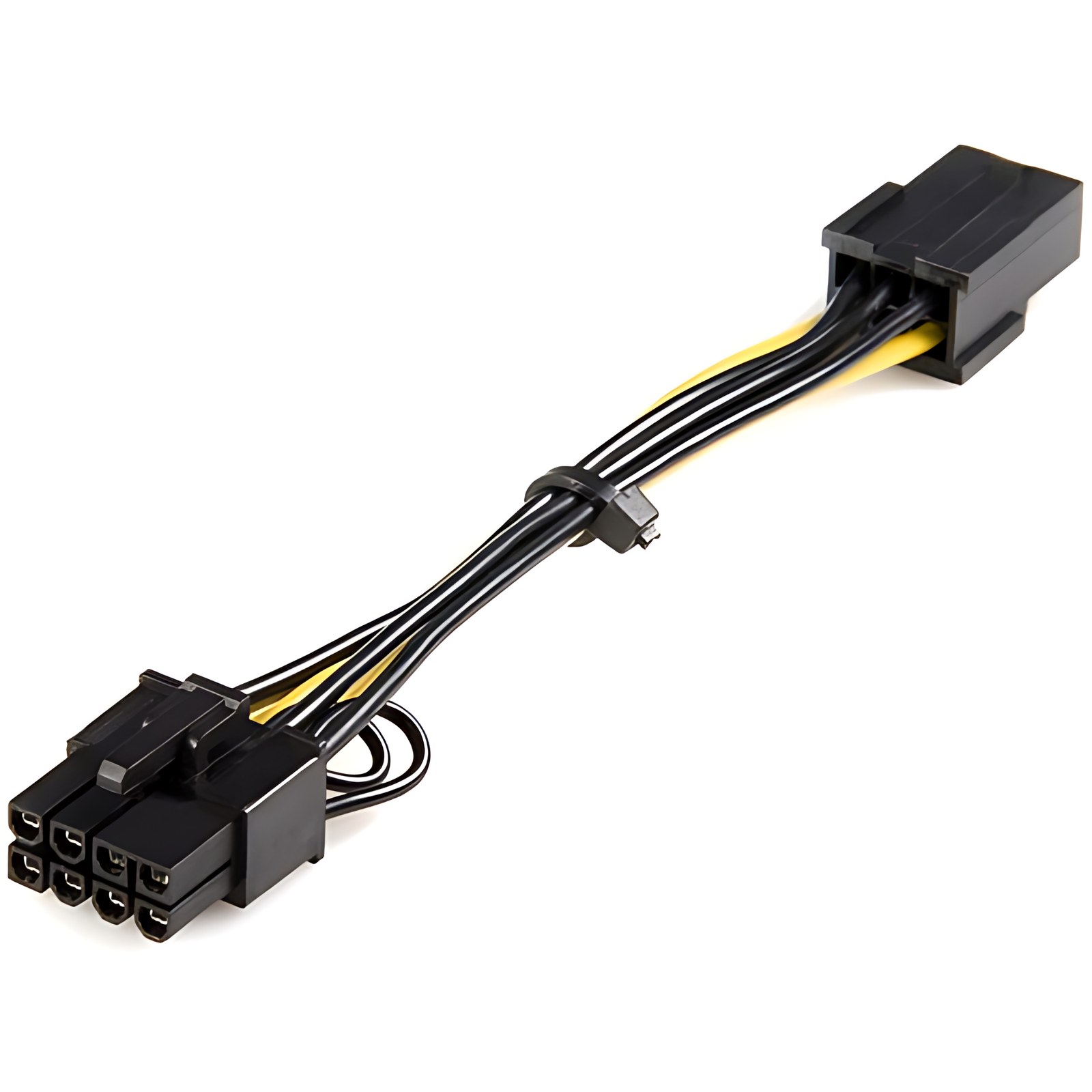 Startech.com Cable Adaptador De Alimentación Pci Express 6 Pines A 8 Pines – Para Tarjeta Pci Express – Pci-E / Pci-E – Amarillo – 1 Solamente
