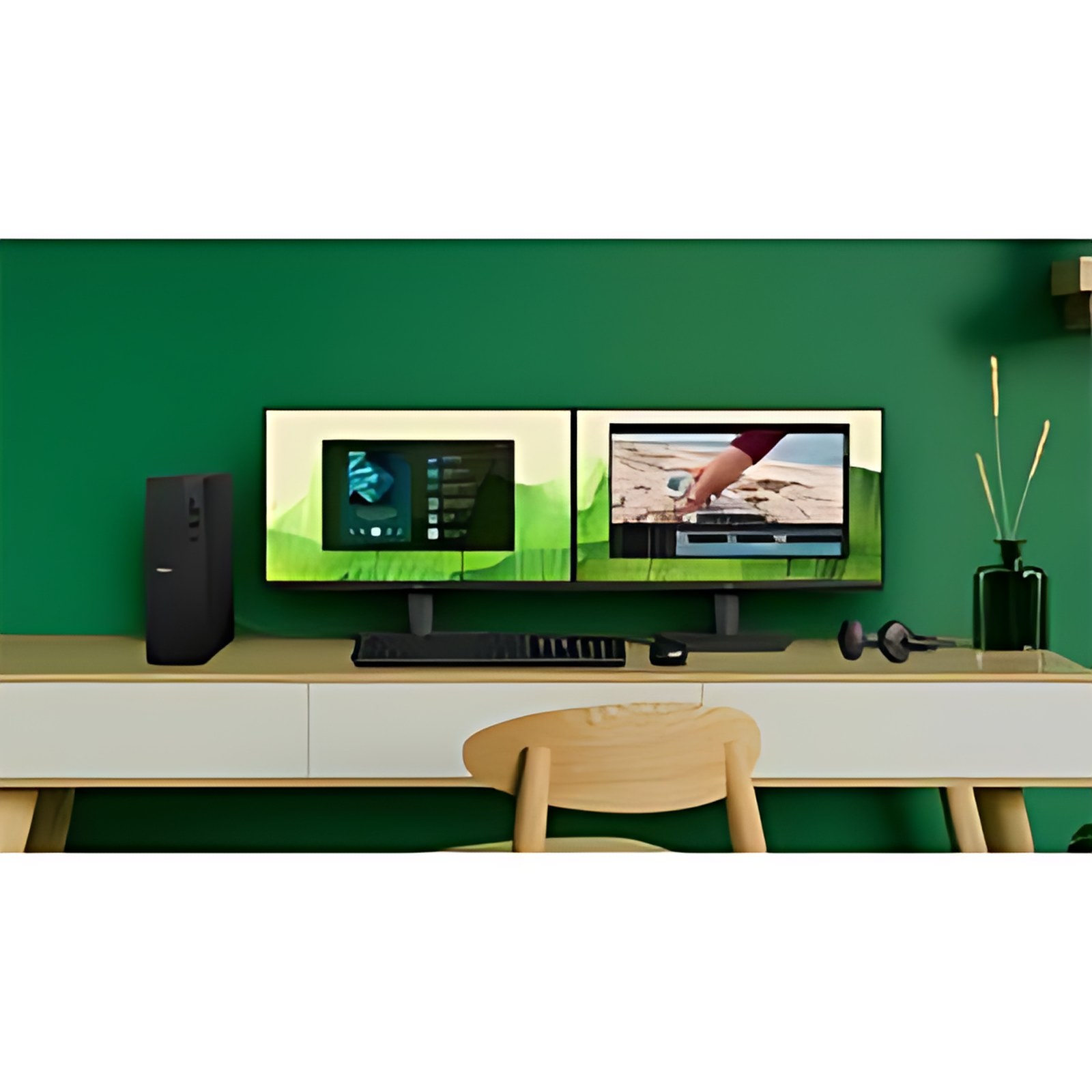 PC Desktop Dell SLIM-SFF-ECS1250-Intel Core Ultra U7-265-W11Pro-RAM 16GB-1TB SSD-WIFI-Color Negro-1 Año de garantia Directo en Sitio-Sustituye Inspiron-Optiplex--Computadora de escritorio