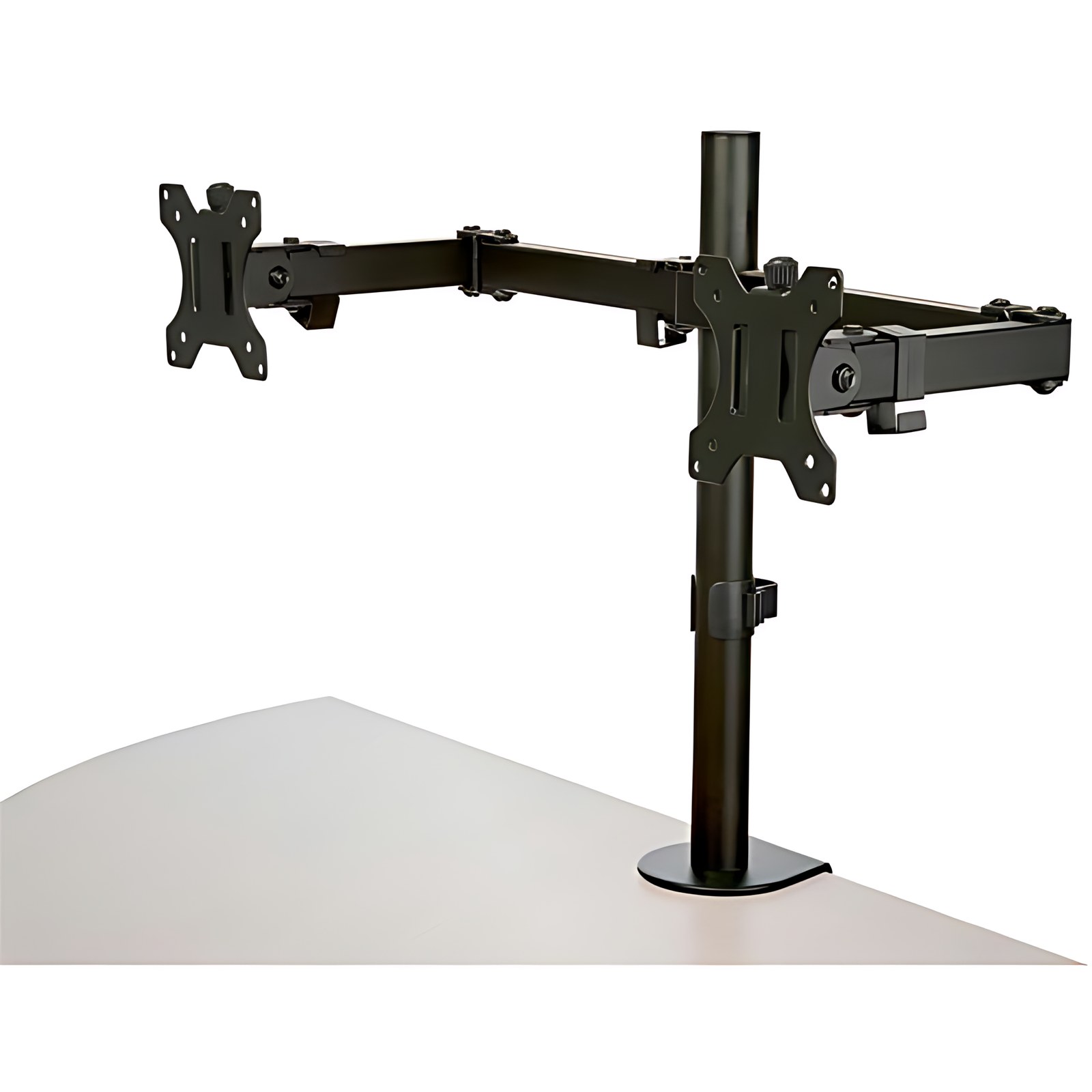 Startech.com Base De Escritorio Para 2 Monitores Hasta De 32″ De Montaje Vesa – Barra Transversal De Doble Articulación – Acero – 2 Pantalla(s) Admitidas – 81.3cm (32″) Para Pantalla Plana – 16kg Capacidad De Carga – 75 X 75, 100 X 100 – Acero – 1 Solamente