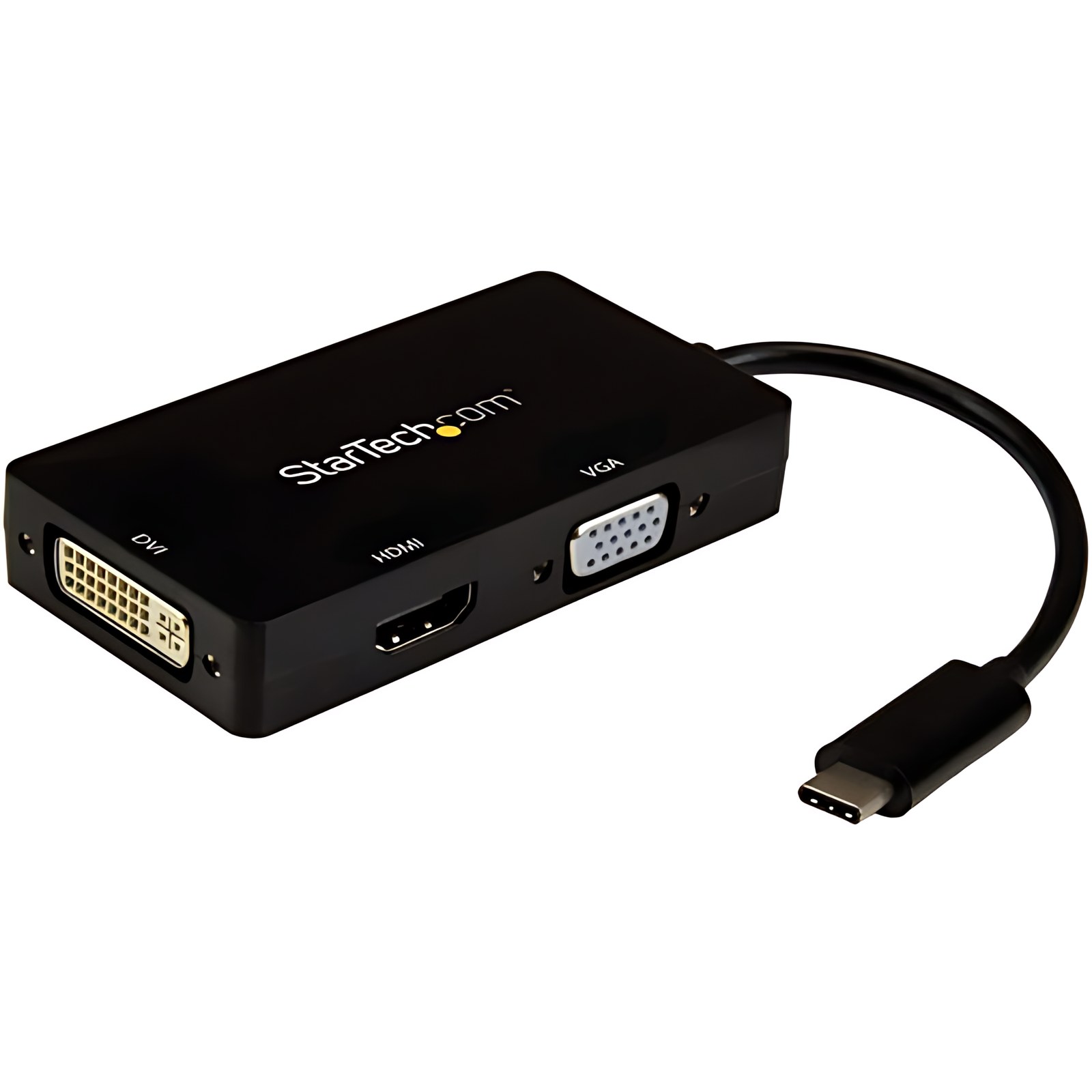 Startech.com Adaptador Usb-C Multipuertos De Video – 4k 30 Hz – Usb Tipo C A Hdmi/Dvi / Hdmi – Hub Usbc – Cdpvgdvhdbp – Usb Tipo-C – Hdmi – Dvi – Vga – Cableado