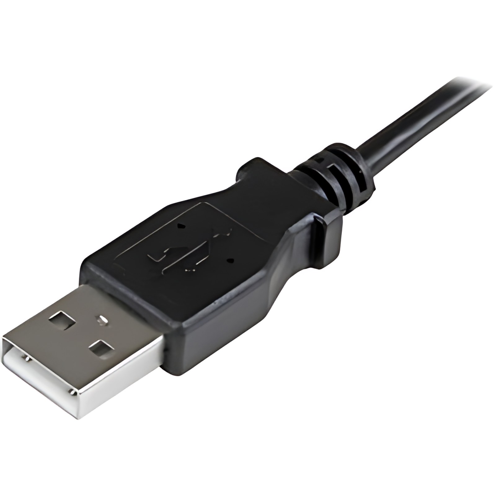 Startech.com Cable De 0.5m Micro Usb Acodado A La Derecha Para Carga Y Sincronización De Teléfonos Celulares O Tablets – Cable For Tableta, Portátil, Dispositivo Móvil – 480mbit/S – Apantallado – Níquel Conector Chapado – 24/30 Awg – Negro