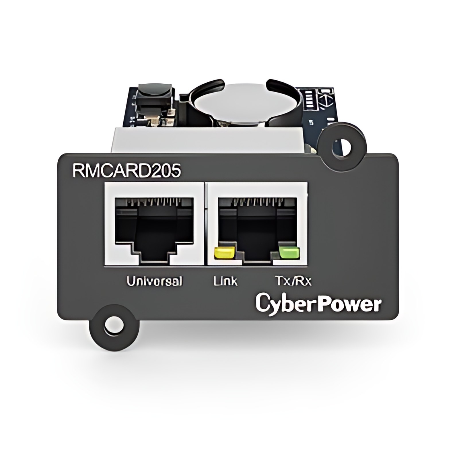 CyberPower Network Power Management RMCARD205 Adaptador de gestión de alimentación remota - 2 x Puerto(s) de red (RJ-45) - Negro