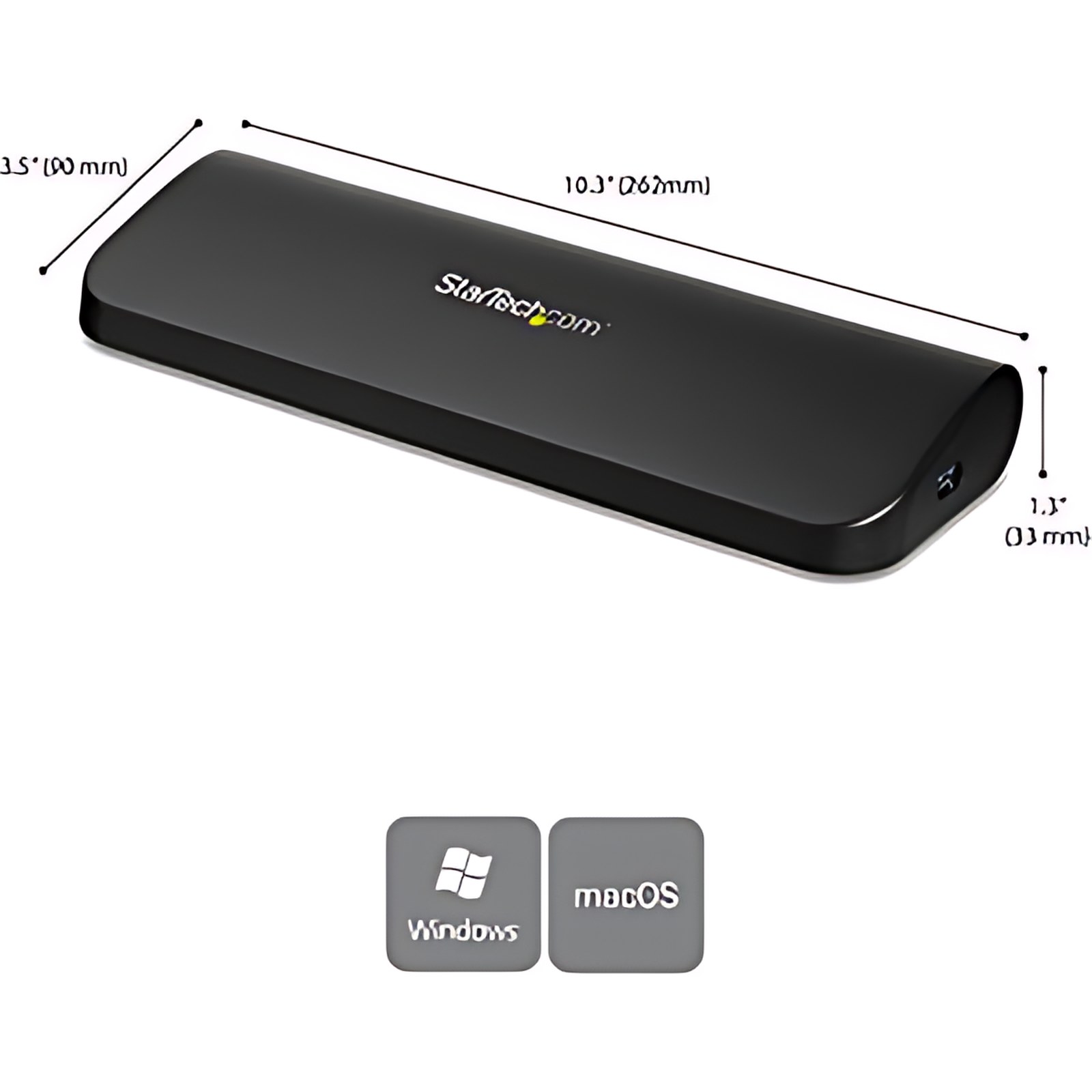Startech.com Docking Station Usb 3.0 Usb-A De 2 Monitores – Hdmi/Dvi/Vga – Hub 3x Usb-A – Replicador – Win/Macos/Chromeos – 2 Pantallas Compatibles – Hd – 1920 X 1200, 1920 X 1080, 2048 X 1152 – 4 X Puertos Usb – 3 X Usb Type-A Ports – Usb Tipo-A – 1 X Rj-45 Ports – Red (rj-45) – Hdmi – Dvi – Vga – Línea Salida De Audio – Micrófono – Cableado – Gigabit Ethernet – Macos 14, Windows Xp Sp3, Windows Vista, Windows 7, Windows 8, Windows 8.1, Windows 10, Windows 11, Mac Os X 10.6 Snow Leo