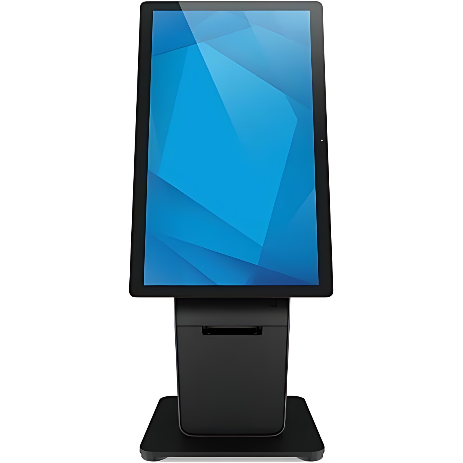 Elo Wallaby E989127 Soporte para terminal de punto de venta - 55.9cm (22"") a 68.6cm (27"") para pantalla plana - Encimera - Negro, Plata - Para Terminal punto de venta, Pantalla táctil, Tienda minori
