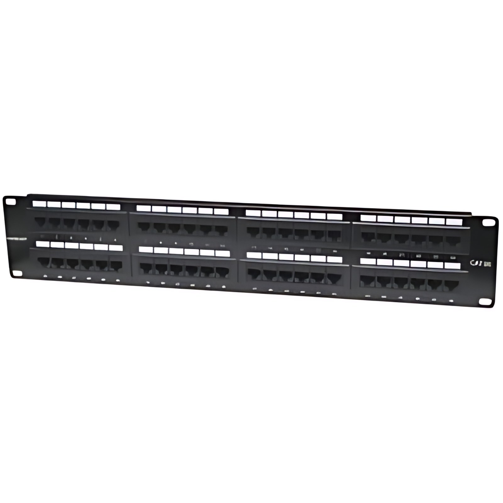 Intellinet Panel Parcheo Cat 5e, 48 Ptos 2 Niv. Rack – 48 X Rj-45 – 2u Alto – 19″ Ancho – Montable En Bastidor
