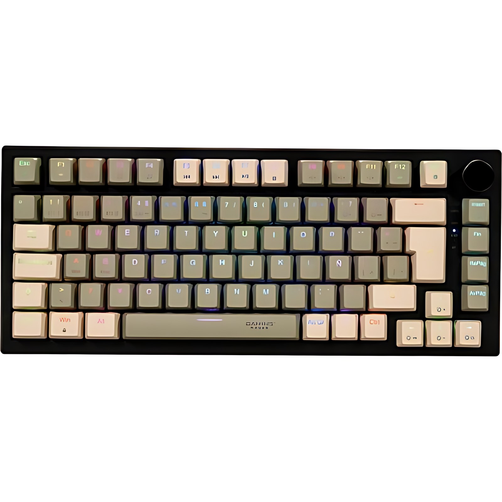 Naceb Na-0969 Teclado Gaming – Compacto – Con Cable/Inalámbrico Conectividad – Usb Tipo A Interfaz – Rgb Led – Gris Oscuro – Bluetooth/Rf – 5 – 2.40ghz – 84 Tecla(s) – Windows, Mac Os – Pc, Mac – Cloruro De Polivinilo (pvc)