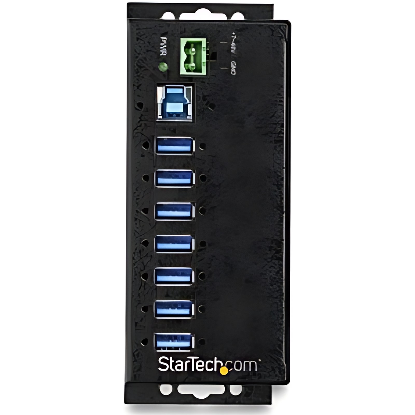 StarTech.com Concentrador Industrial USB 3.0 de 7 Puertos - 5Gbps - Adaptador de Alimentación - Protección de Descargas de 350W & ESD - Soporte UASP - 7 Total USB Port(s) - 7 Puerto(s) USB 3.1 - PC
